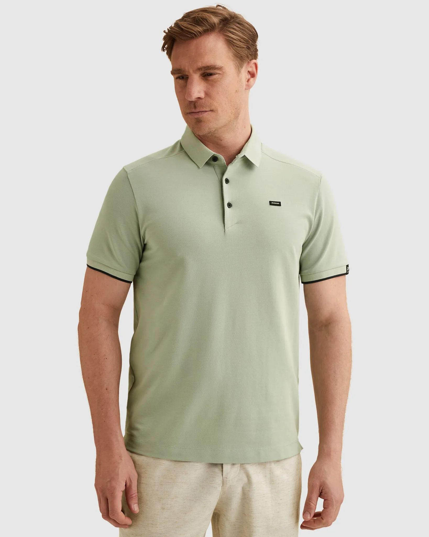 Vanguard Polo Korte mouw Grijs 108603-001-L