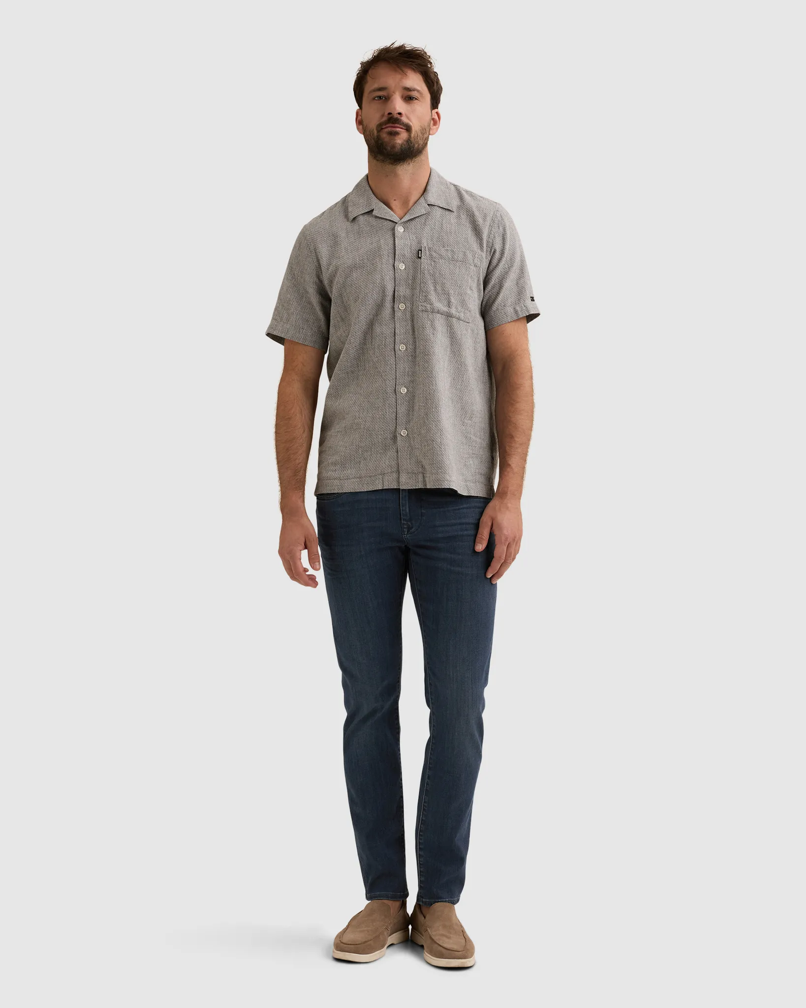 Vanguard Casual Overhemd  Grijs 108605-001-L