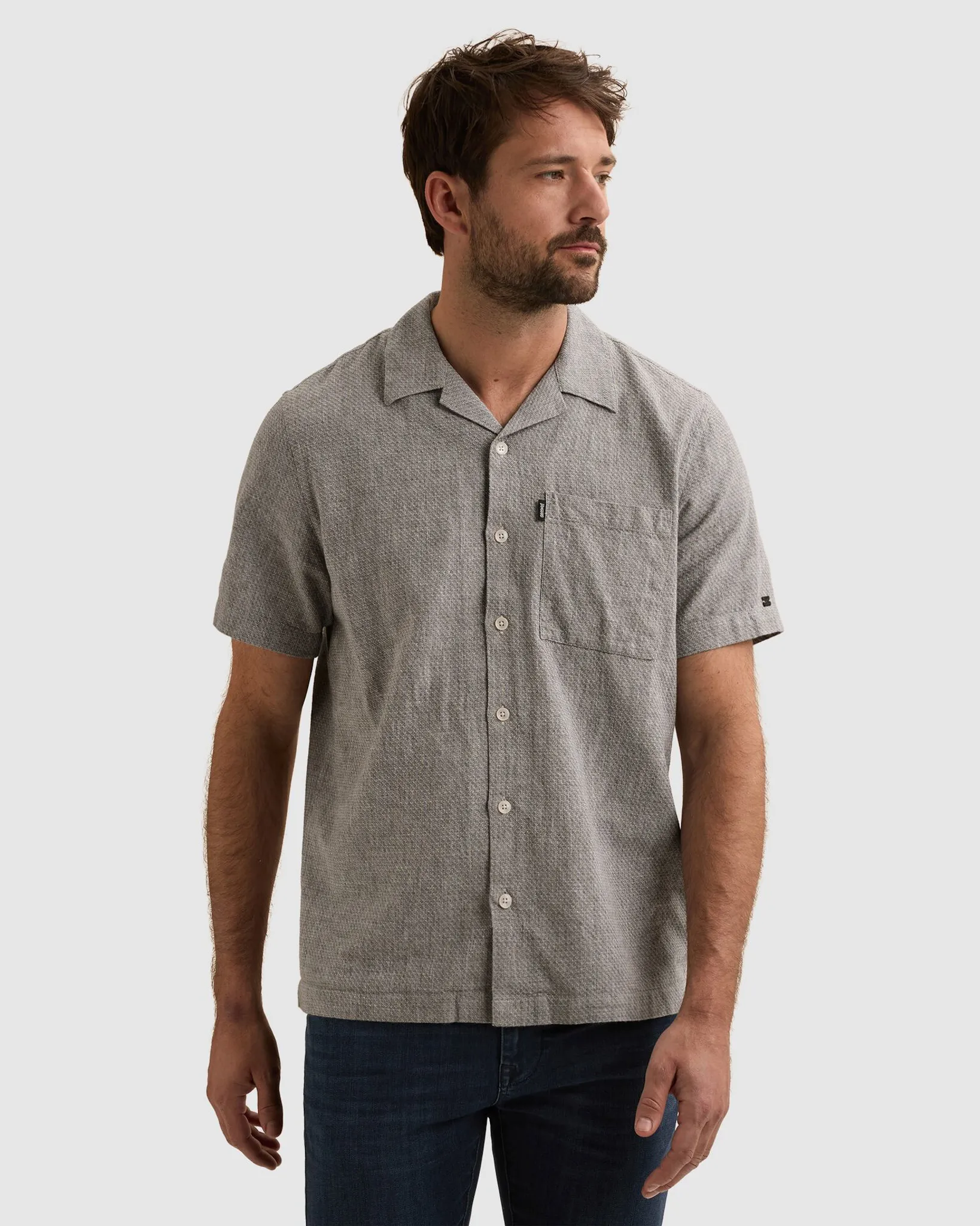 Vanguard Casual Overhemd  Grijs 108605-001-L