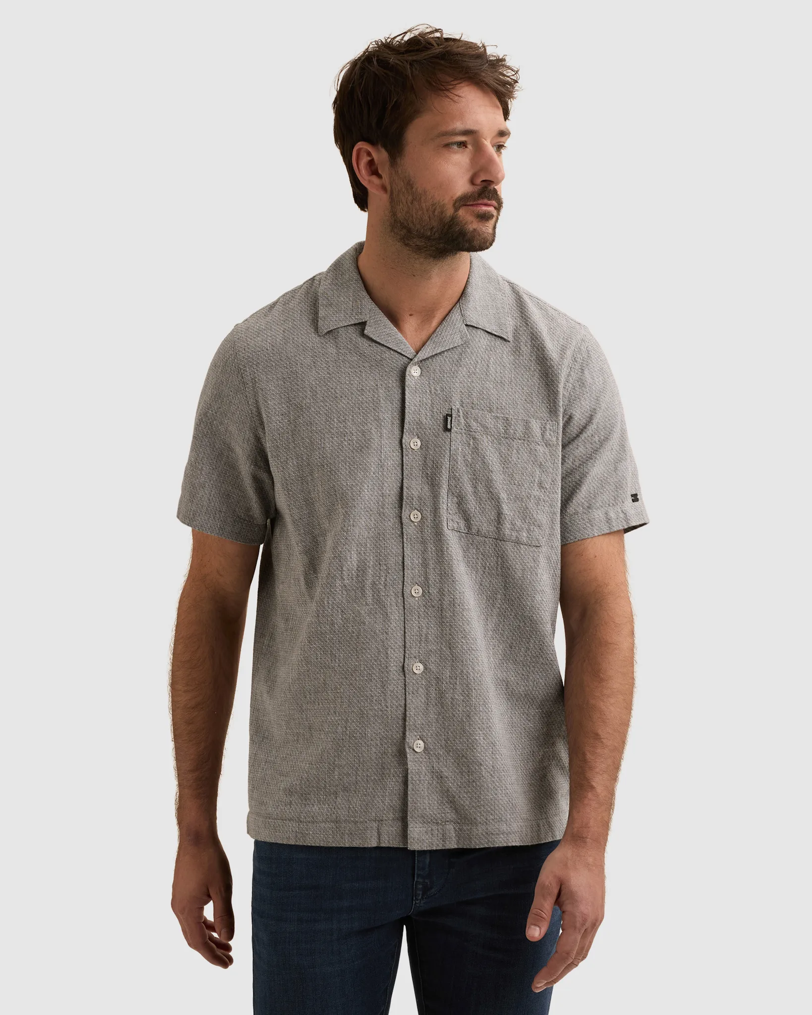 Vanguard Casual Overhemd  Grijs 108605-001-L