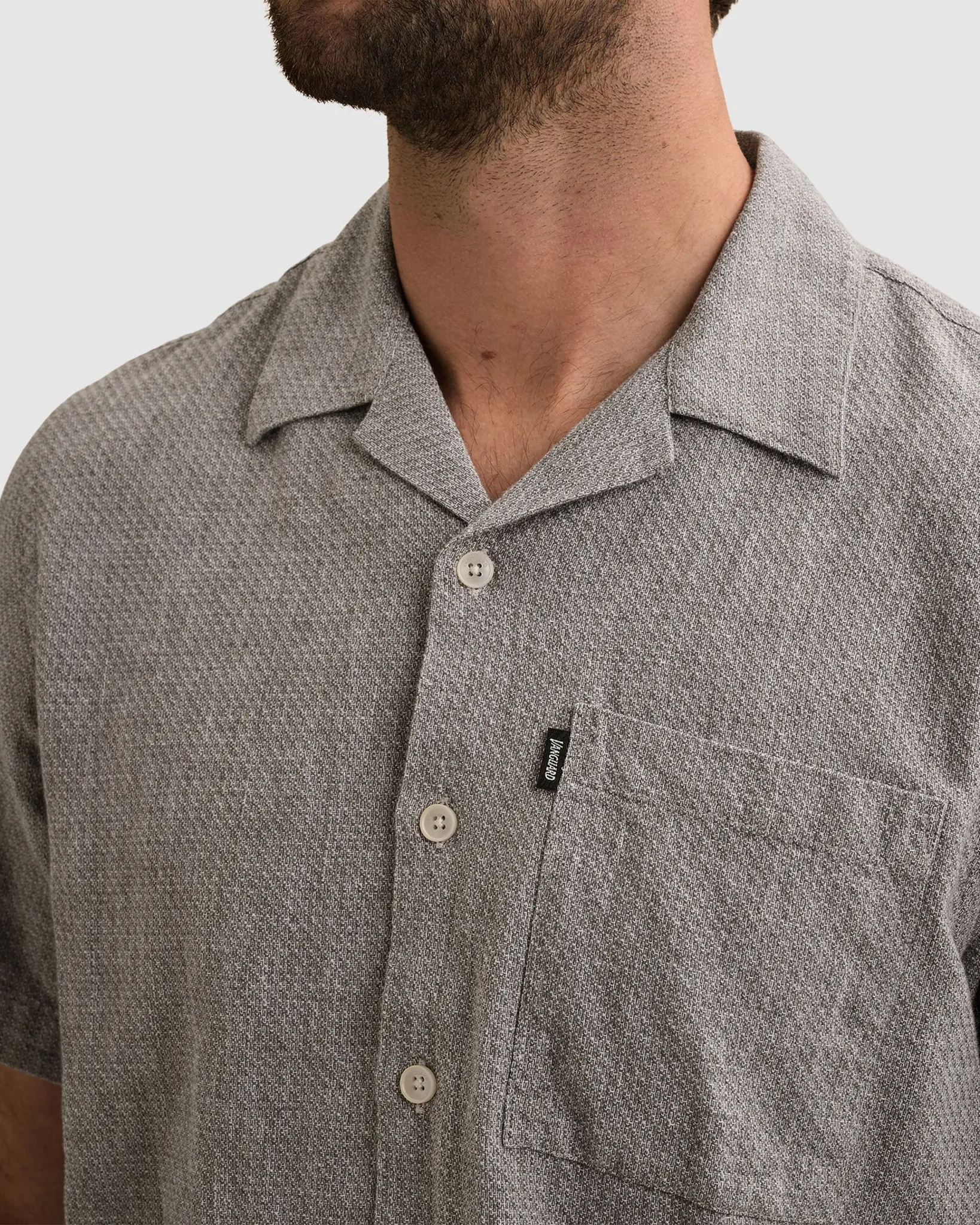 Vanguard Casual Overhemd  Grijs 108605-001-L