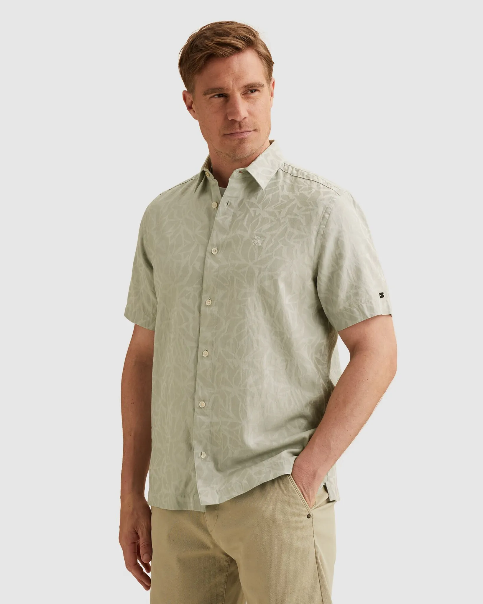 Vanguard Casual Overhemd  Grijs 108607-001-L
