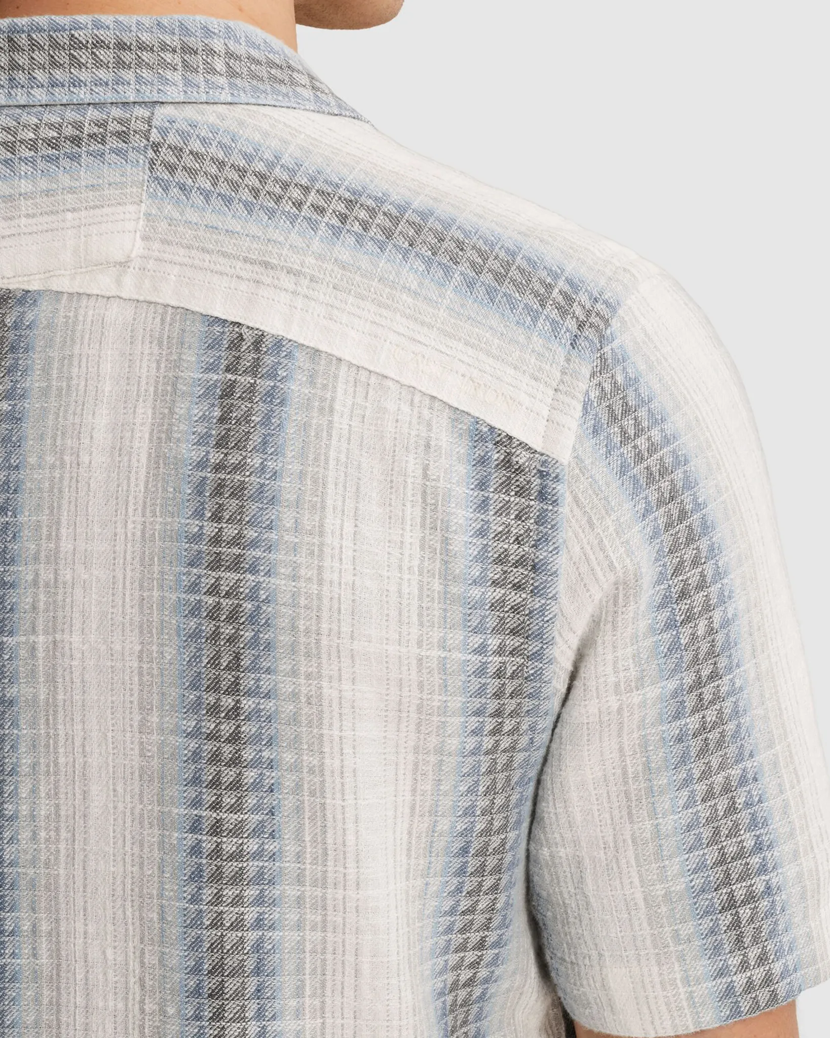 Cast Iron Casual Overhemd KM Blauw 108623-001-L