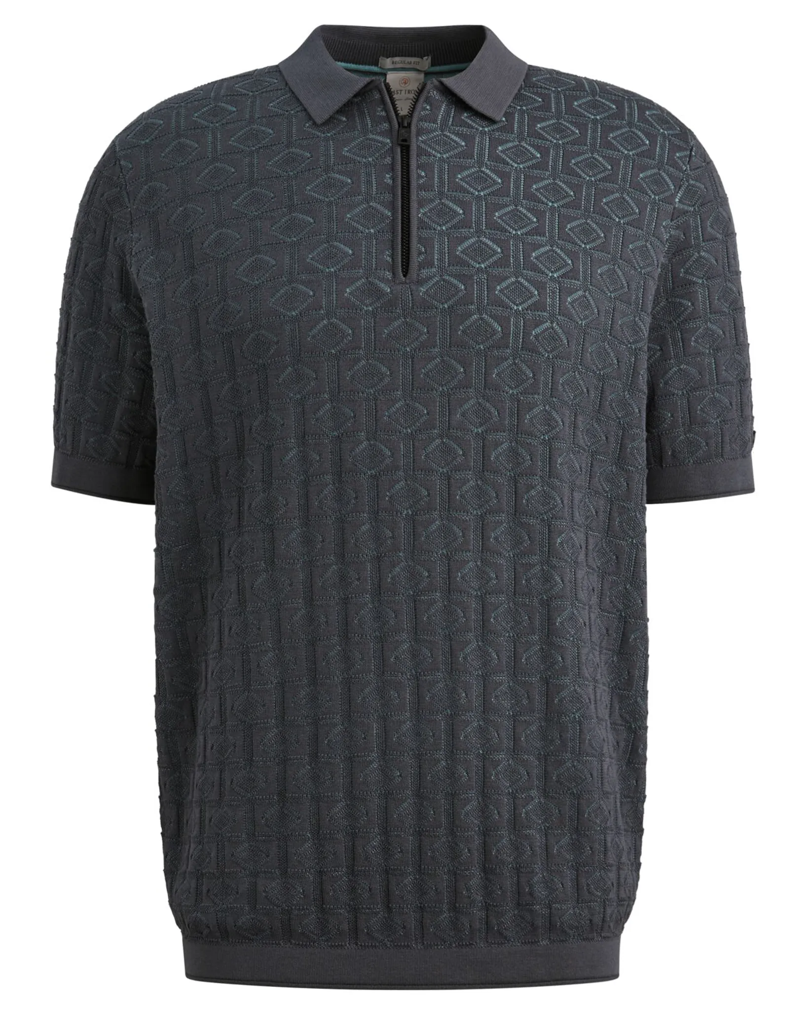 Cast Iron Polo Korte mouw Grijs 108624-001-L