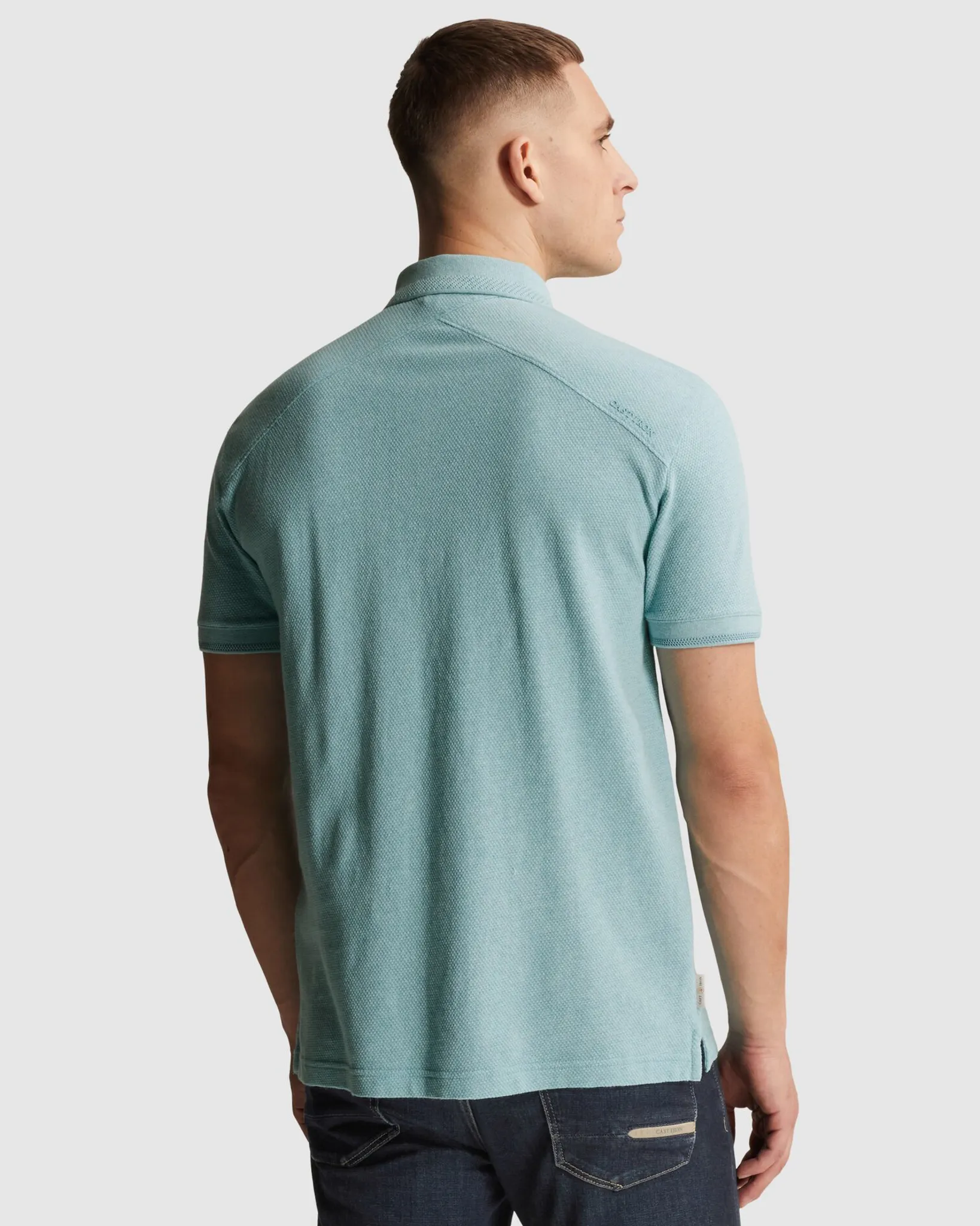 Cast Iron Polo Korte mouw Blauw 108625-001-L