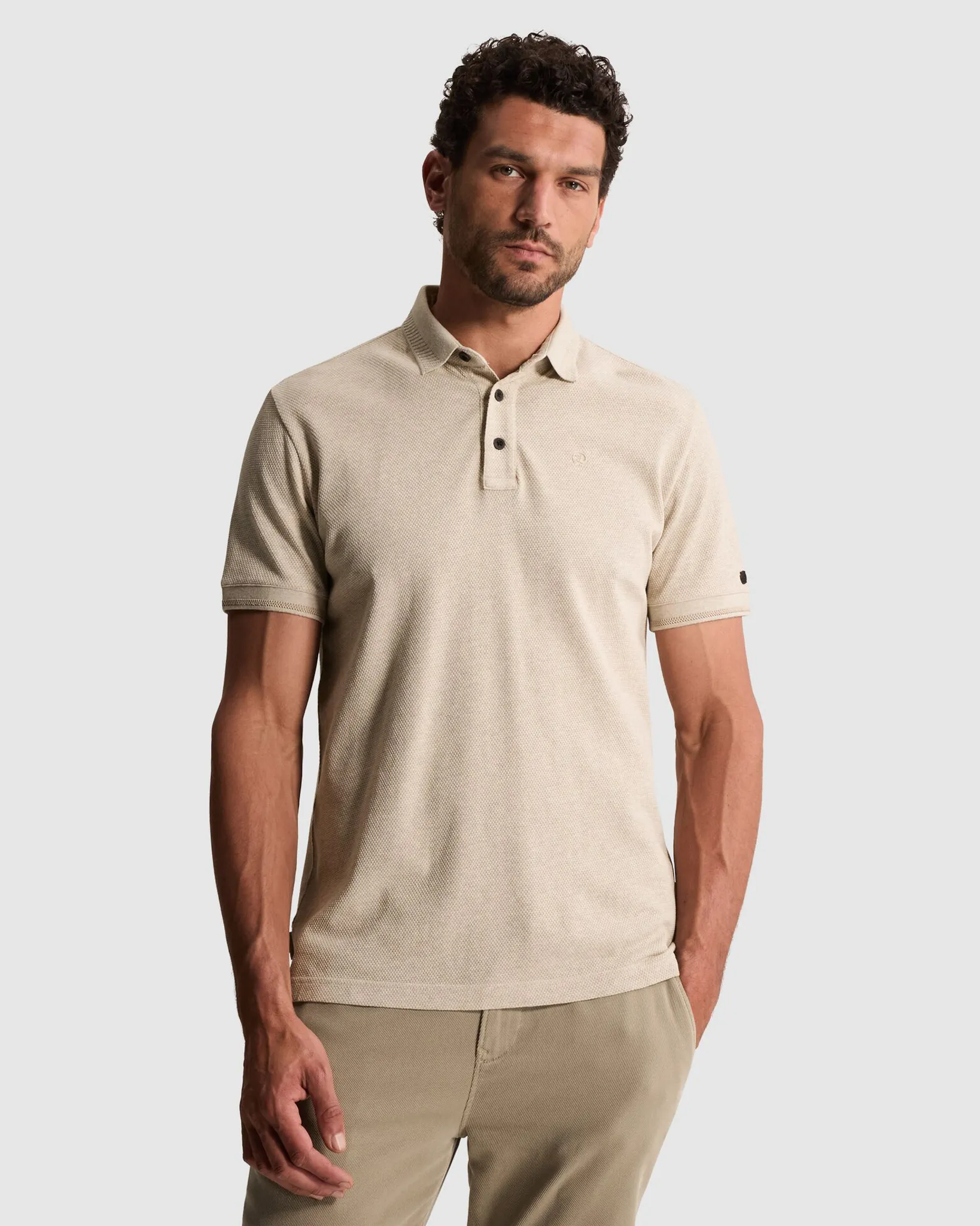 Cast Iron Polo Grijs 108626-001-L