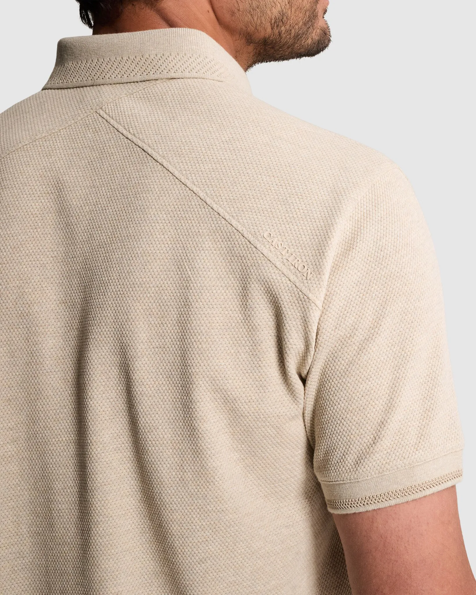 Cast Iron Polo Grijs 108626-001-L