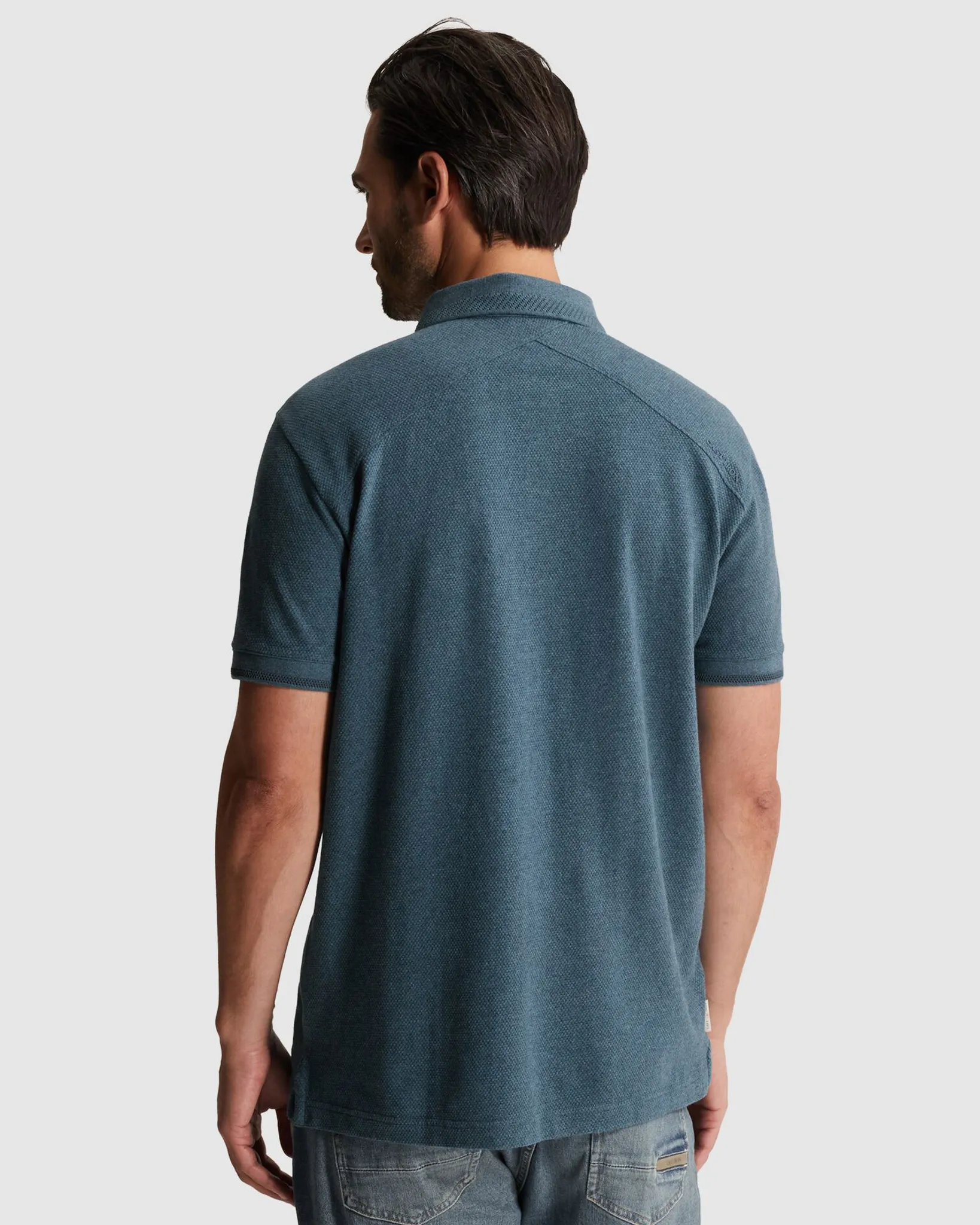 Cast Iron Polo Korte mouw Grijs 108627-001-L