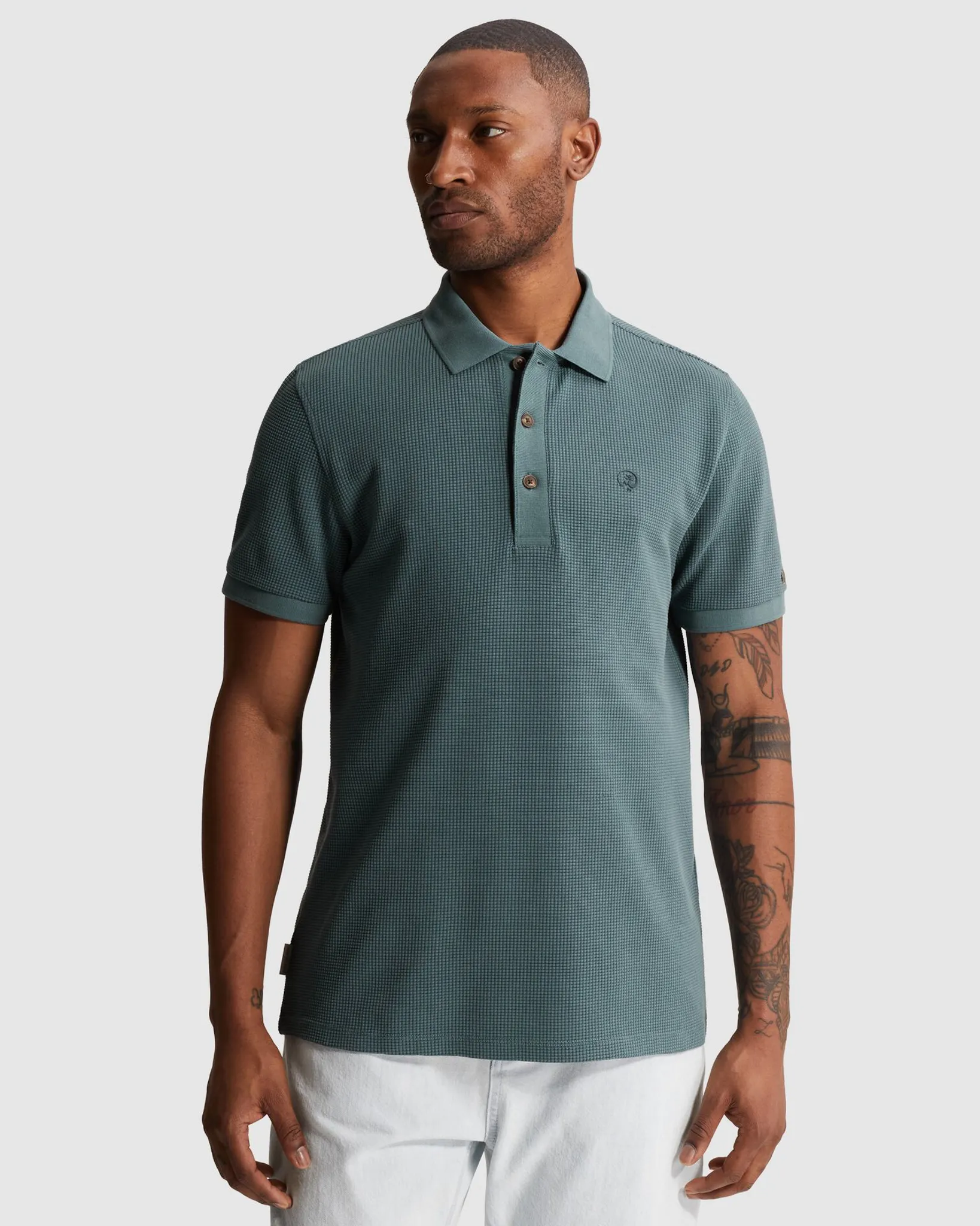 Cast Iron Polo Korte mouw Blauw 108628-001-L