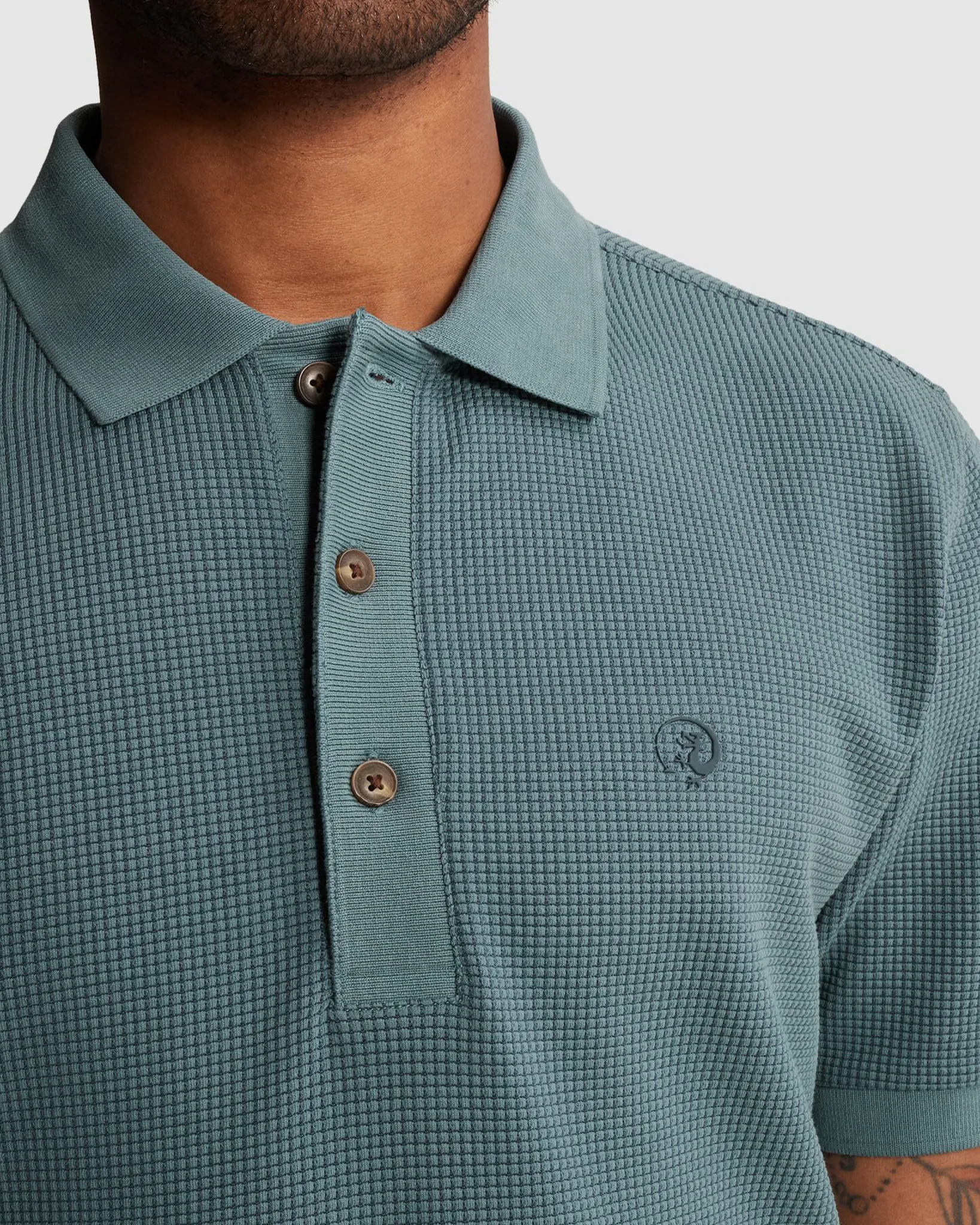 Cast Iron Polo Korte mouw Blauw 108628-001-L