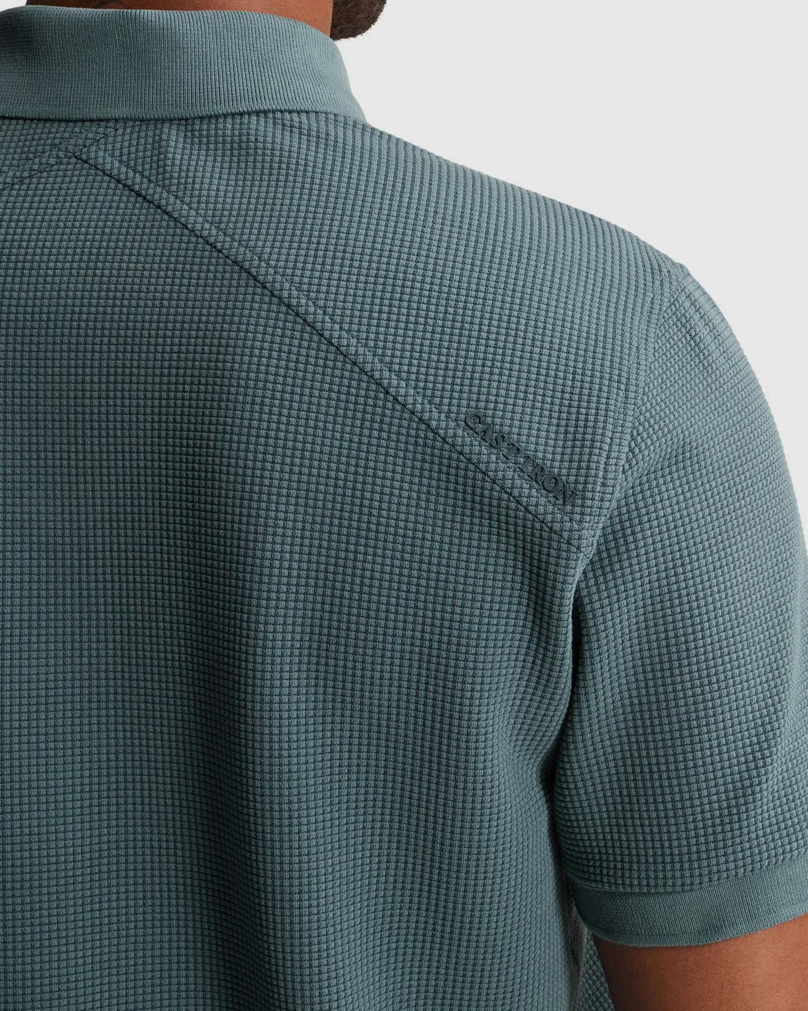 Cast Iron Polo Korte mouw Blauw 108628-001-L