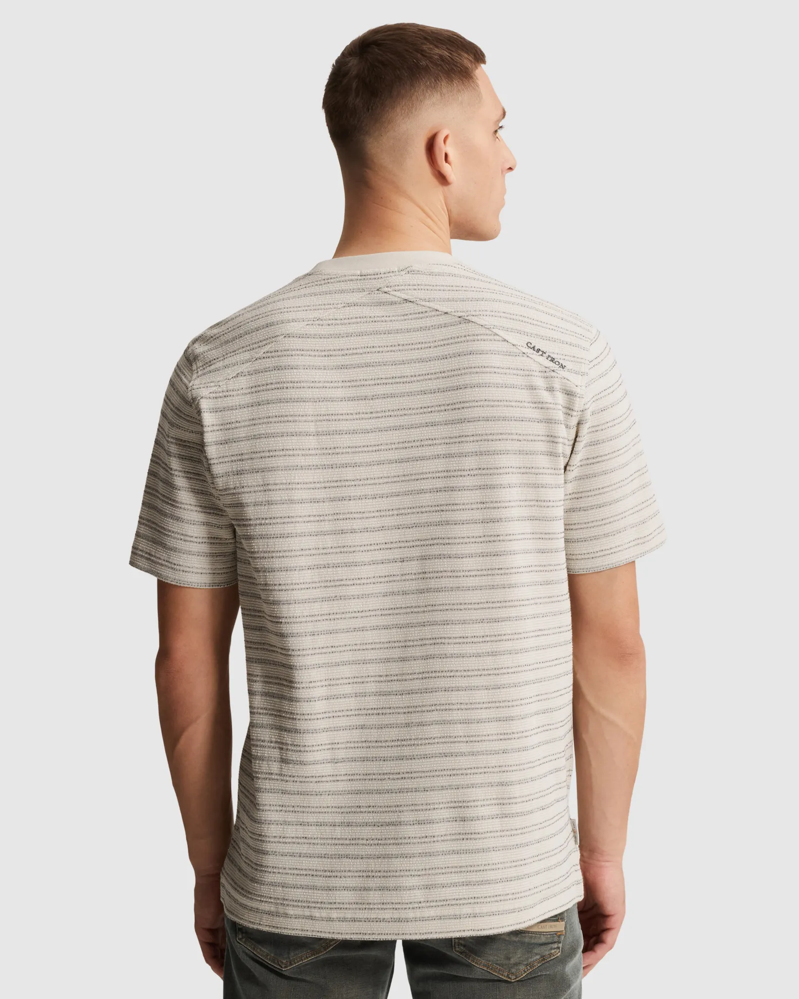 Cast Iron T-shirt Zilver 108633-001-L