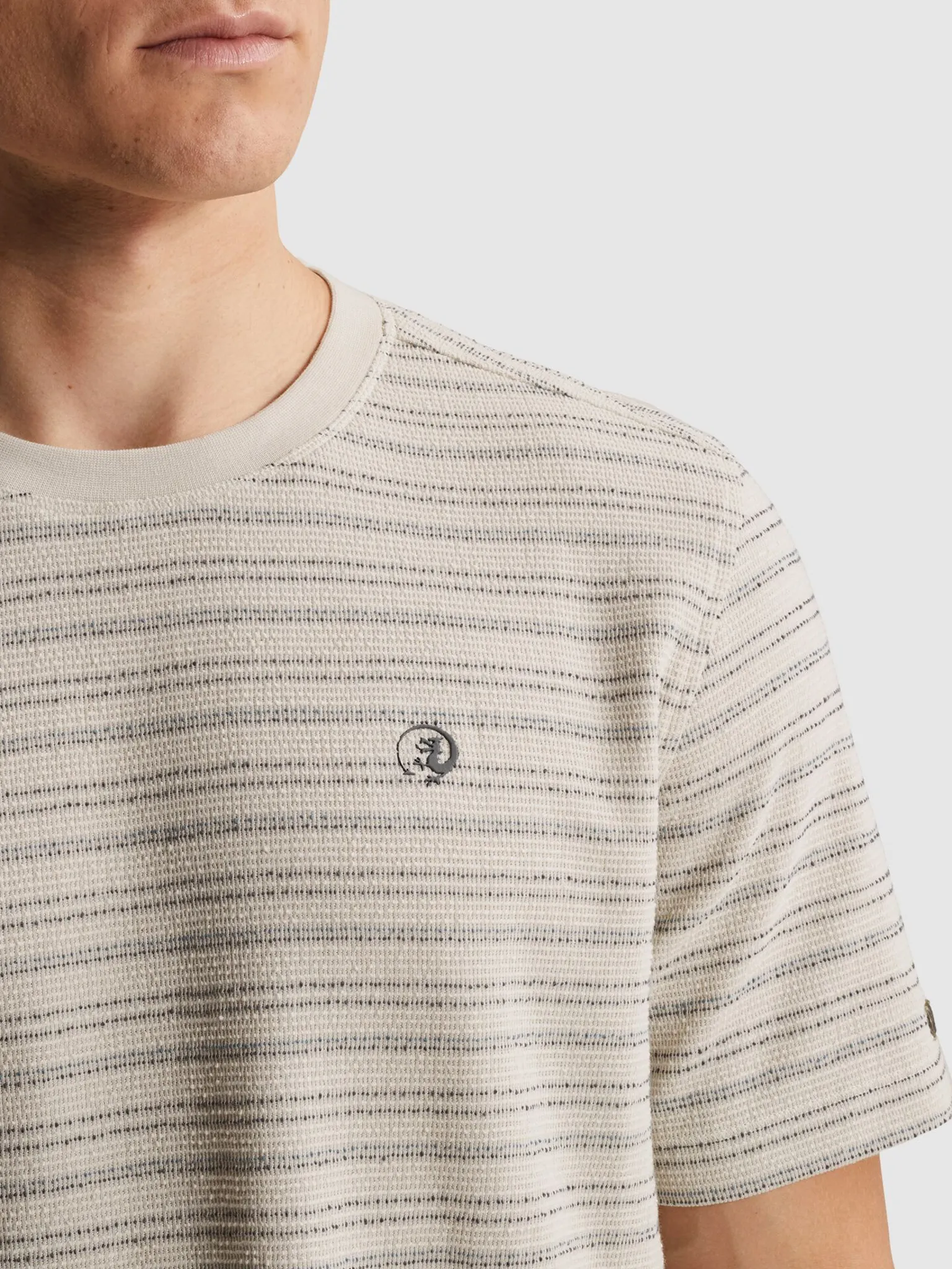 Cast Iron T-shirt Zilver 108633-001-L
