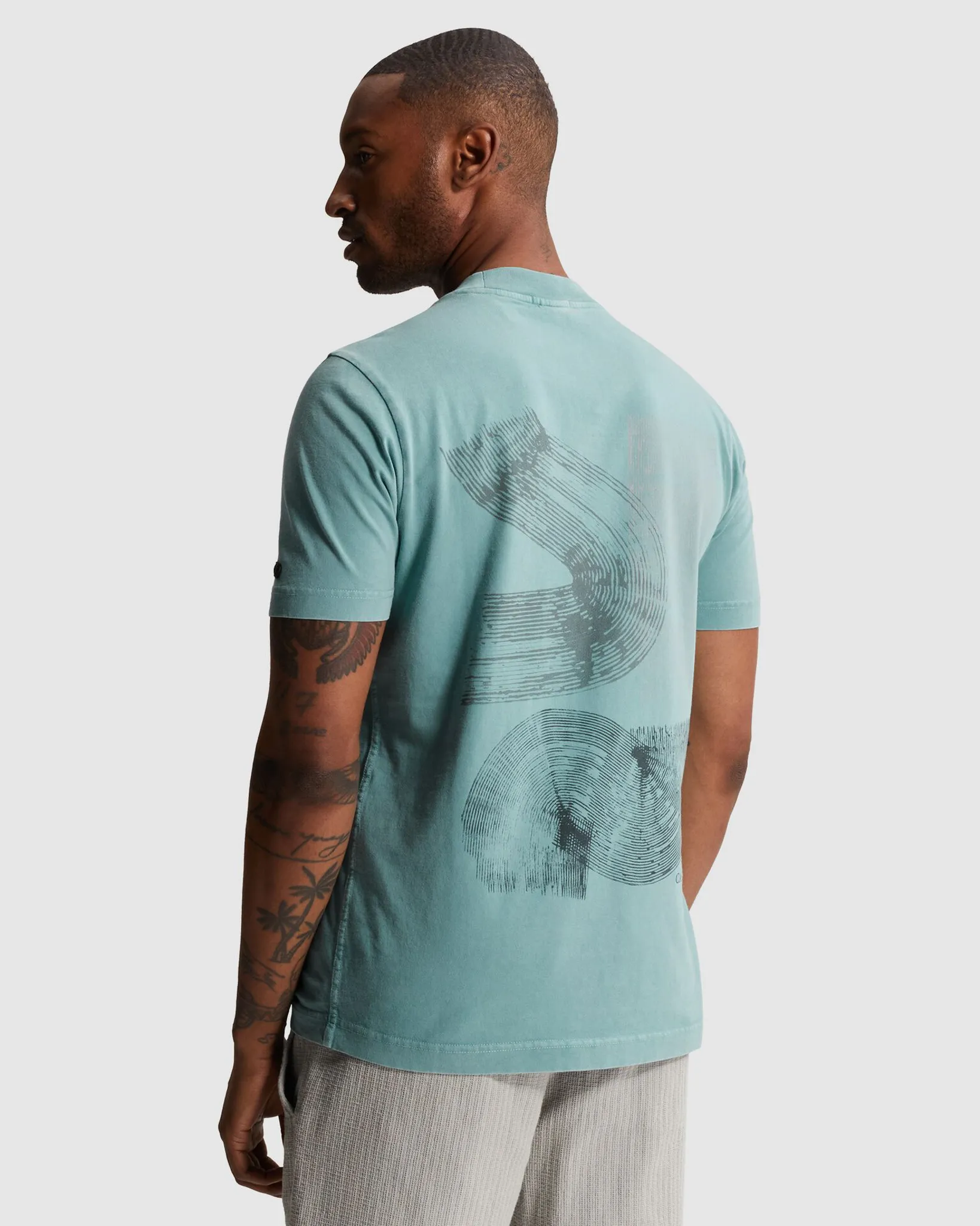 Cast Iron T-shirt Blauw 108634-001-L