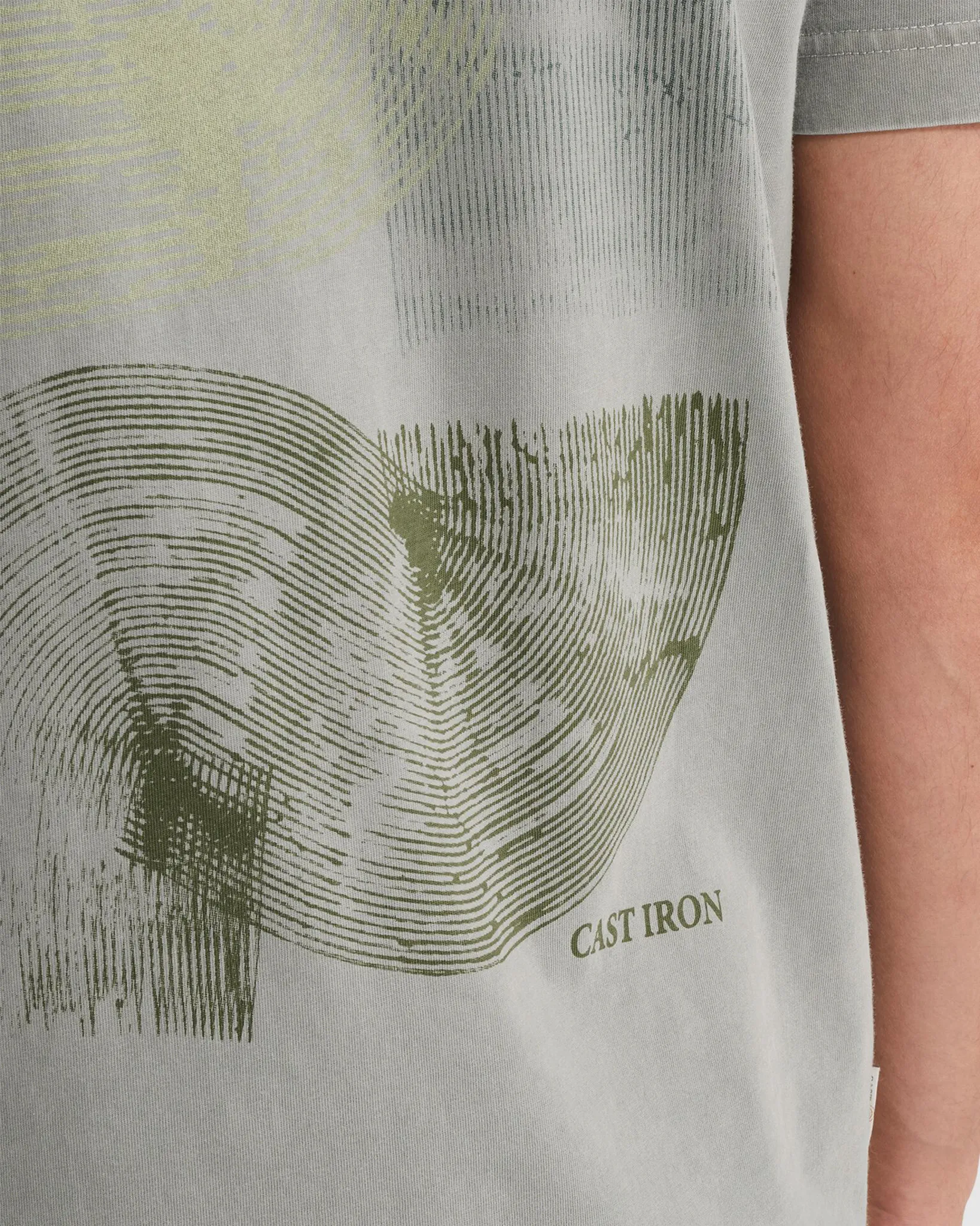 Cast Iron T-shirt Korte mouw Groen 108635-001-L