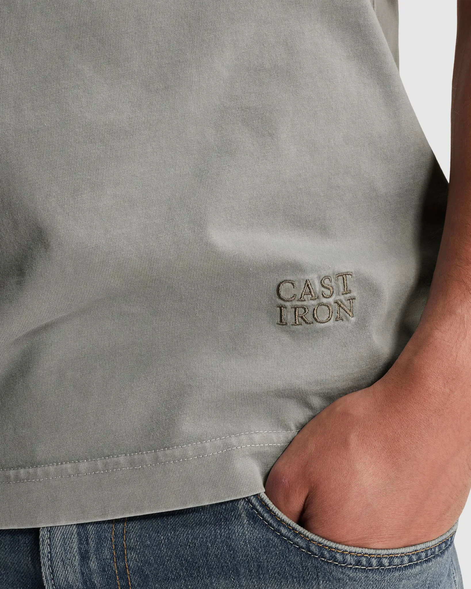 Cast Iron T-shirt Korte mouw Groen 108635-001-L