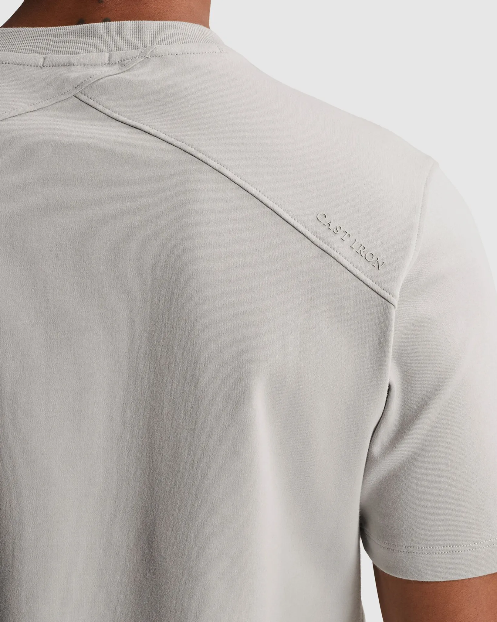 Cast Iron T-shirt Korte mouw Grijs 108637-001-L