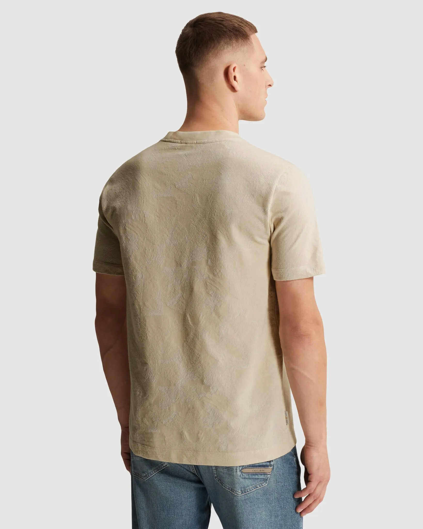 Cast Iron T-shirt Zilver 108638-001-L