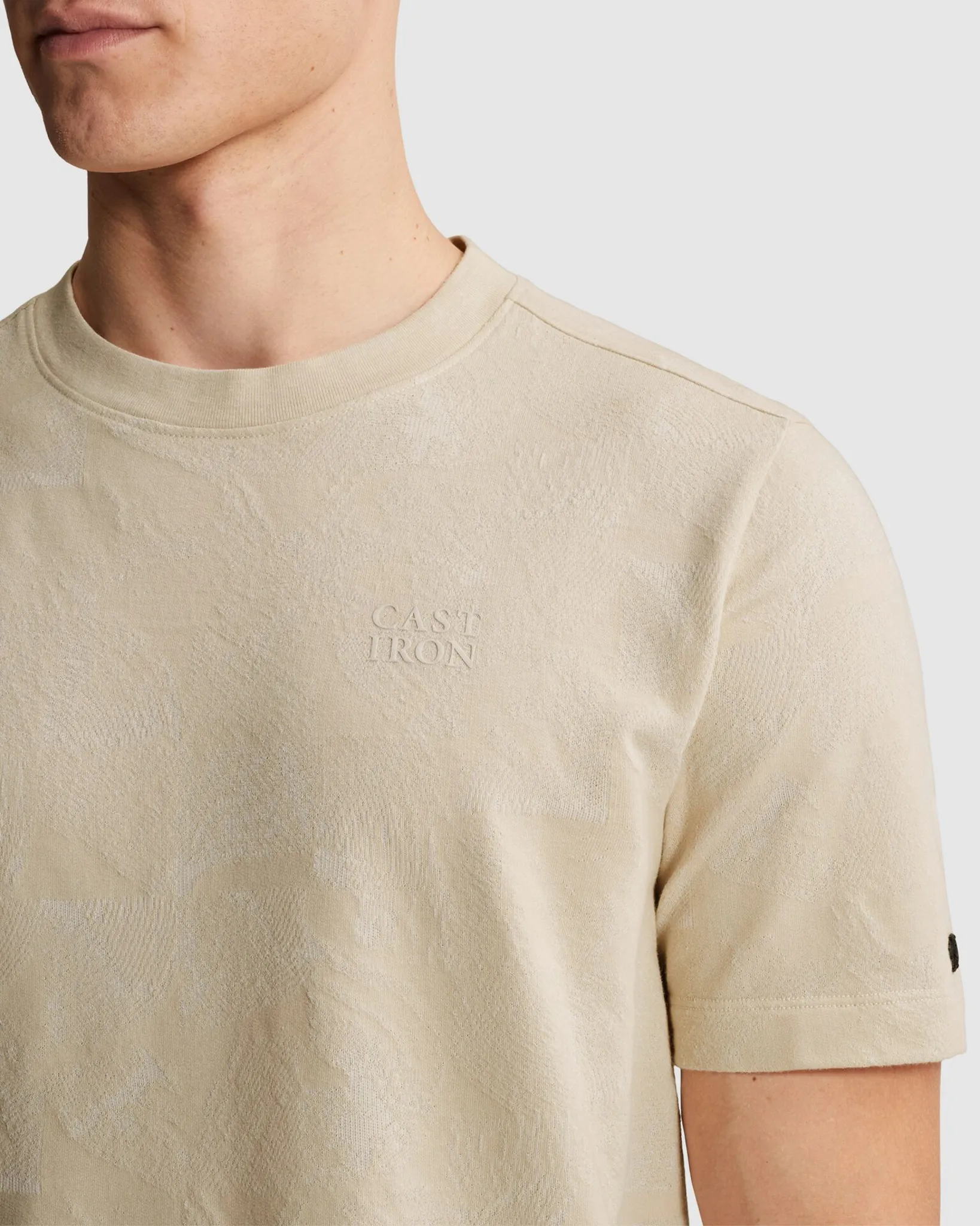 Cast Iron T-shirt Zilver 108638-001-L