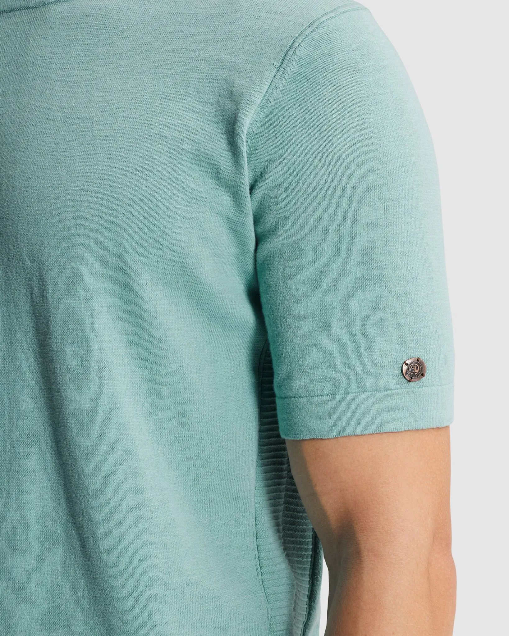Cast Iron T-shirt Blauw 108640-001-L