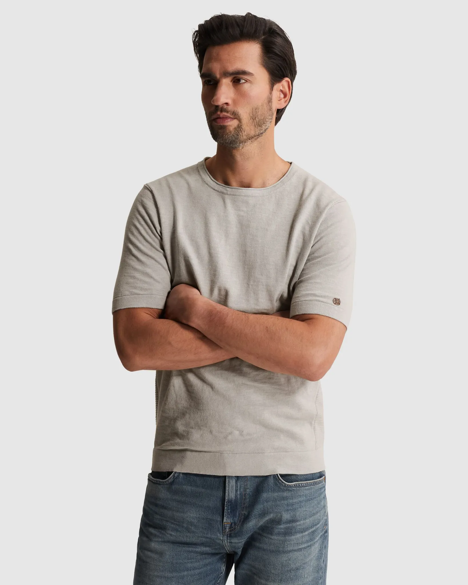 Cast Iron T-shirt Grijs 108641-001-L