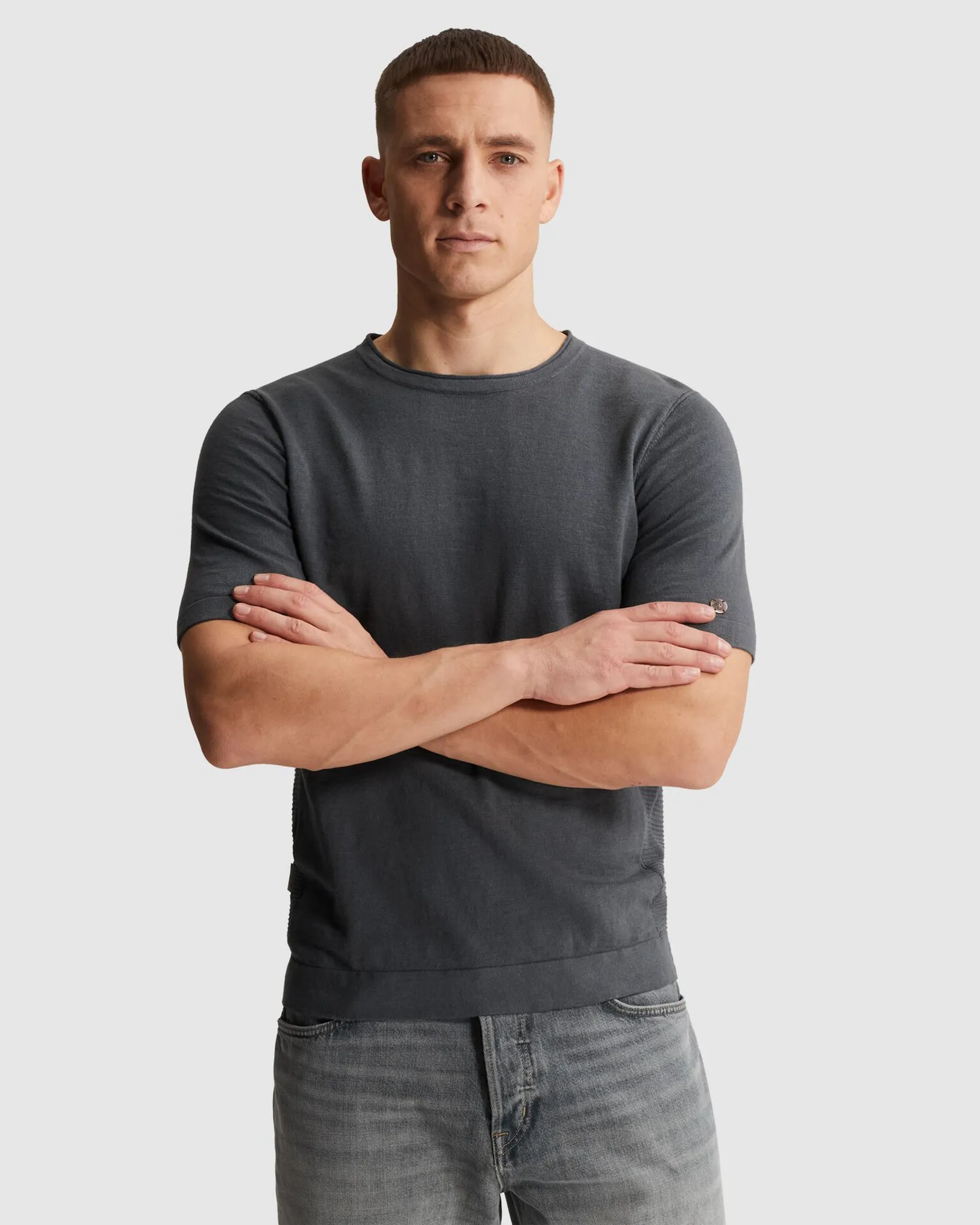 Cast Iron T-shirt Grijs 108642-001-L