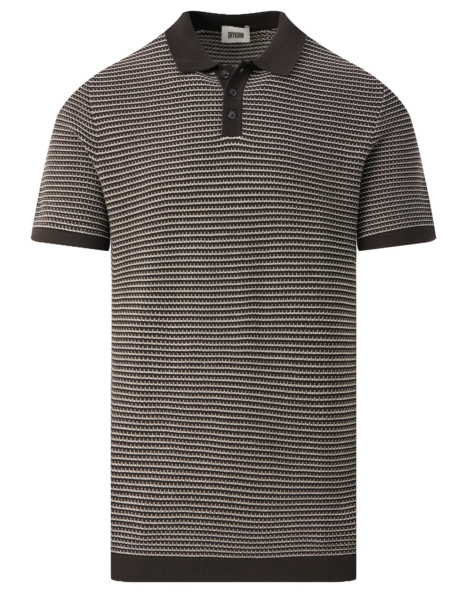 Drykorn Triton Polo Bruin 108746-001-L