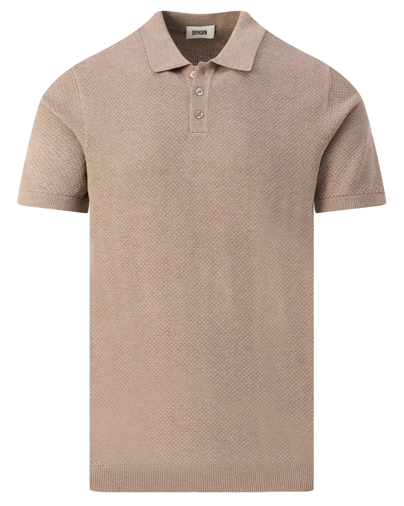 Drykorn Triton Polo Bruin 108748-001-L