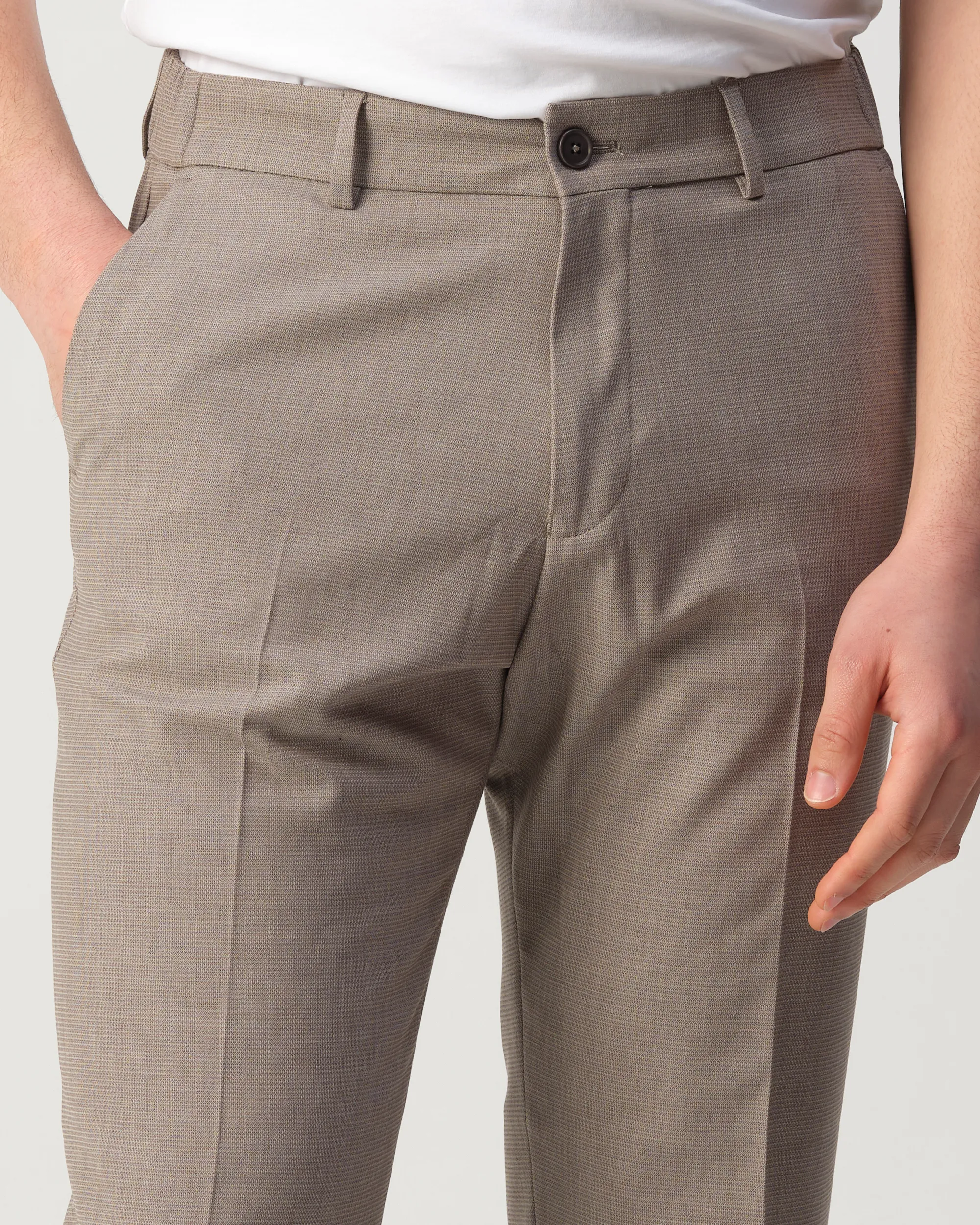 Drykorn Ajend Regular Mix & Match Pantalon Grijs 108765-001-30/34