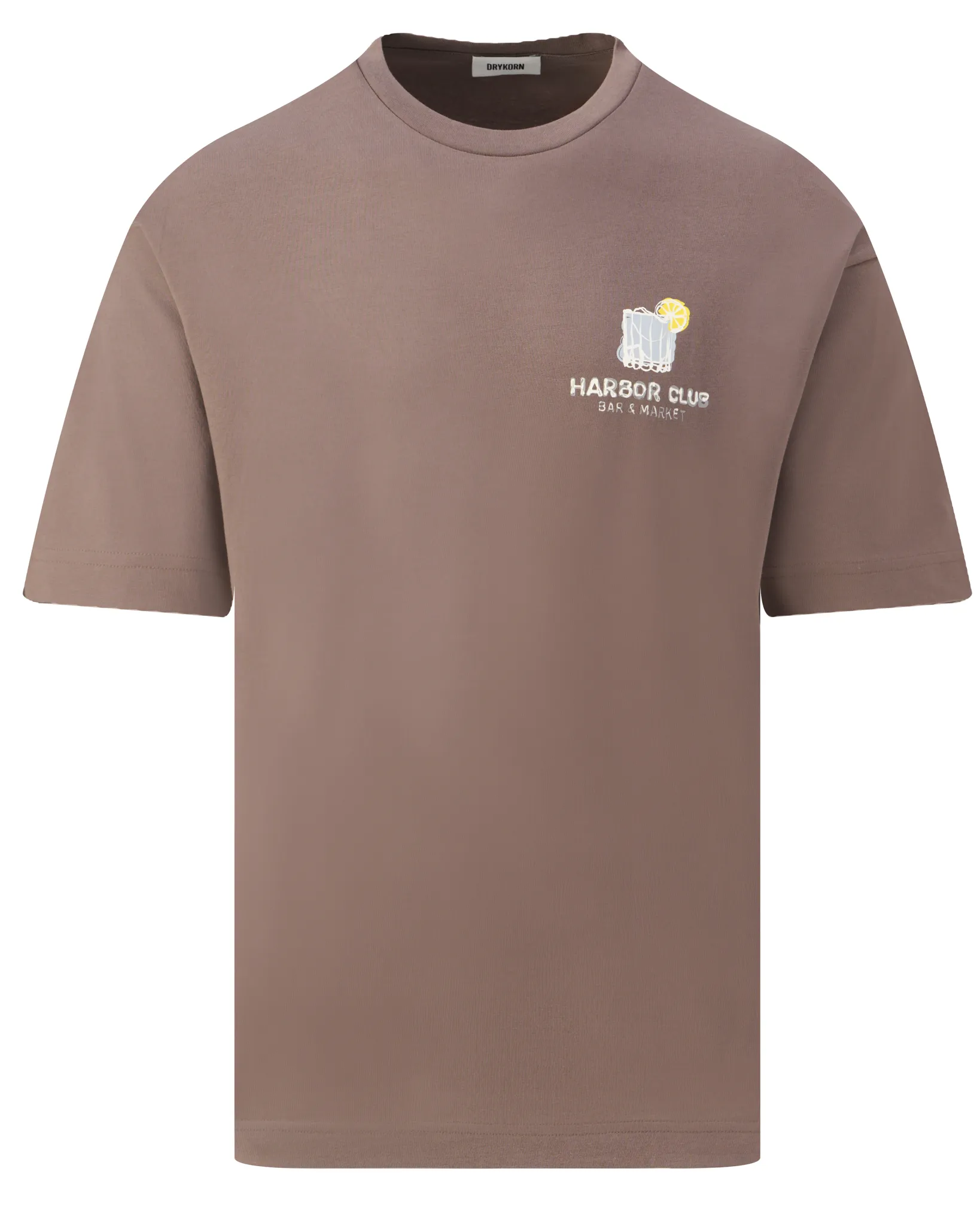 Drykorn Kayro T-shirt Bruin 108768-001-L