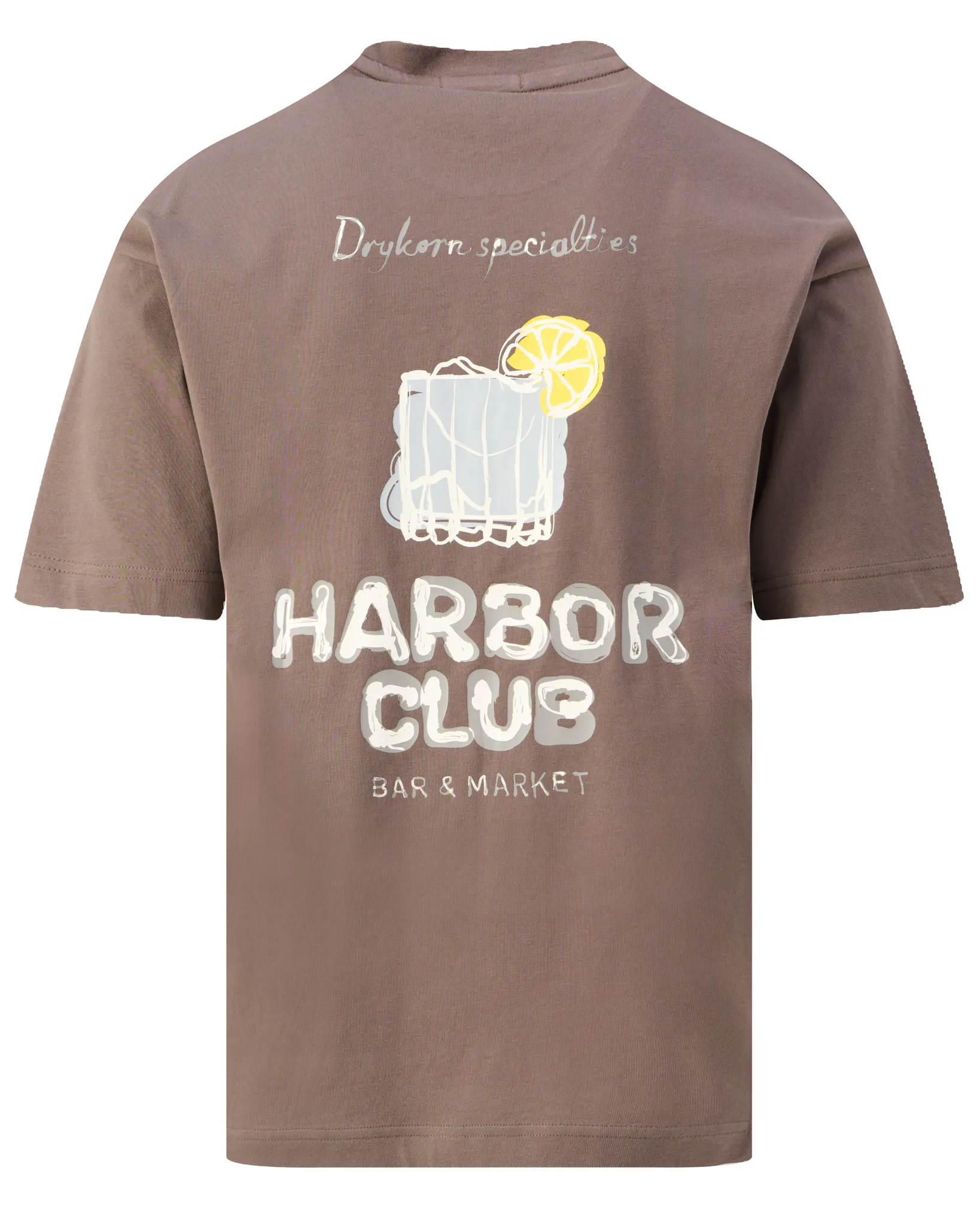 Drykorn Kayro T-shirt Bruin 108768-001-L