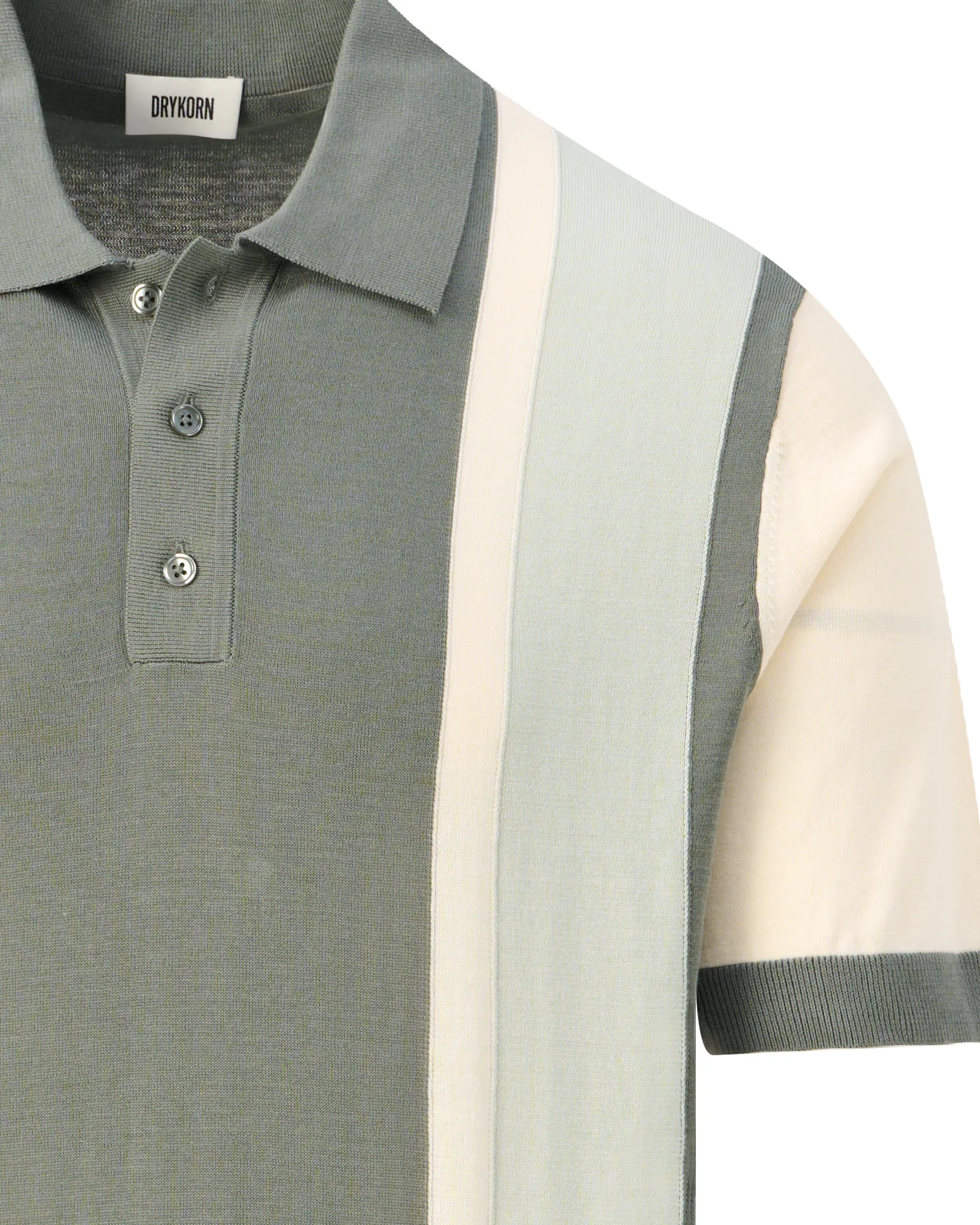 Drykorn Tamian Polo Groen 108769-001-L