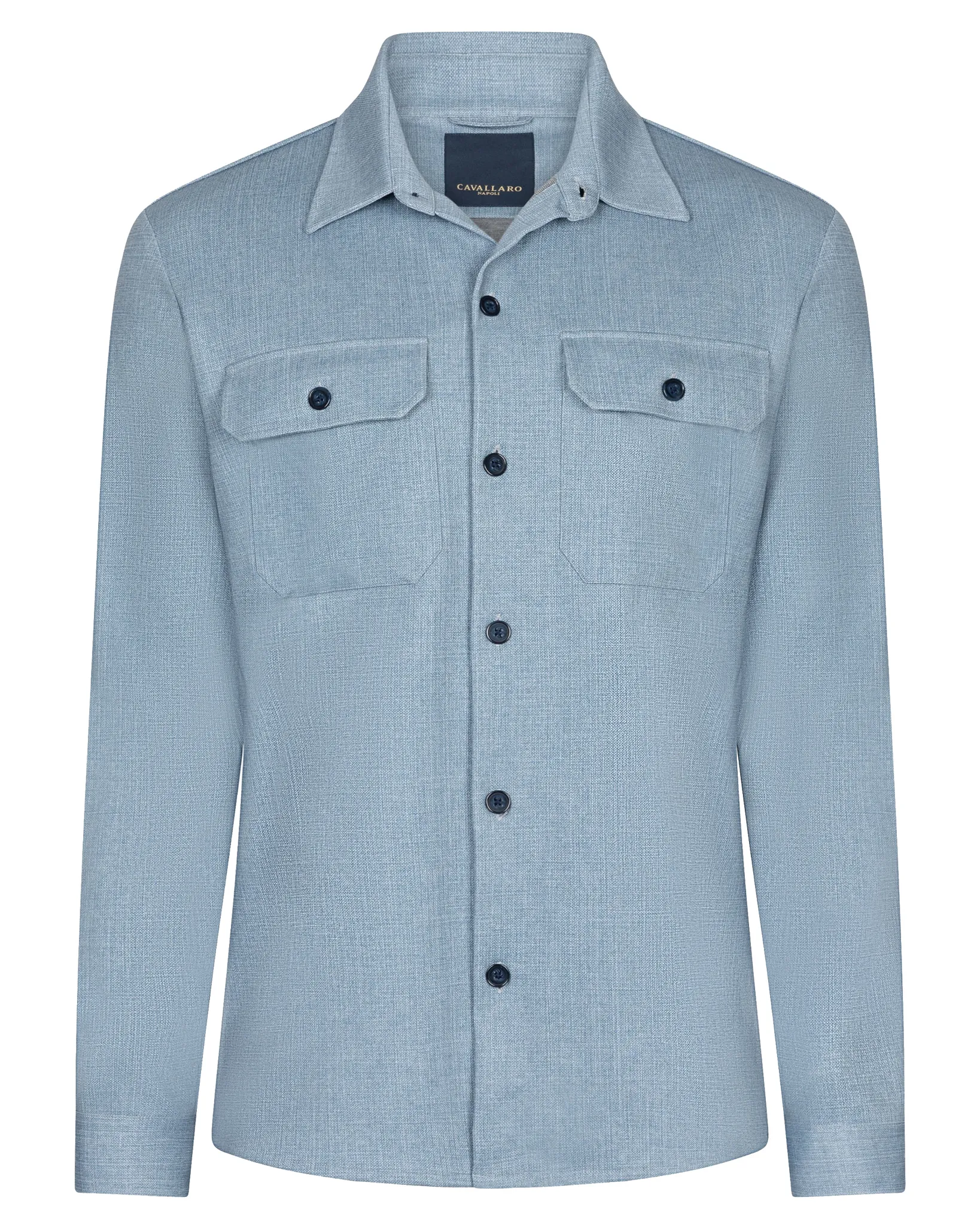 Cavallaro Perizzo Overshirt Licht blauw 108799-001-L