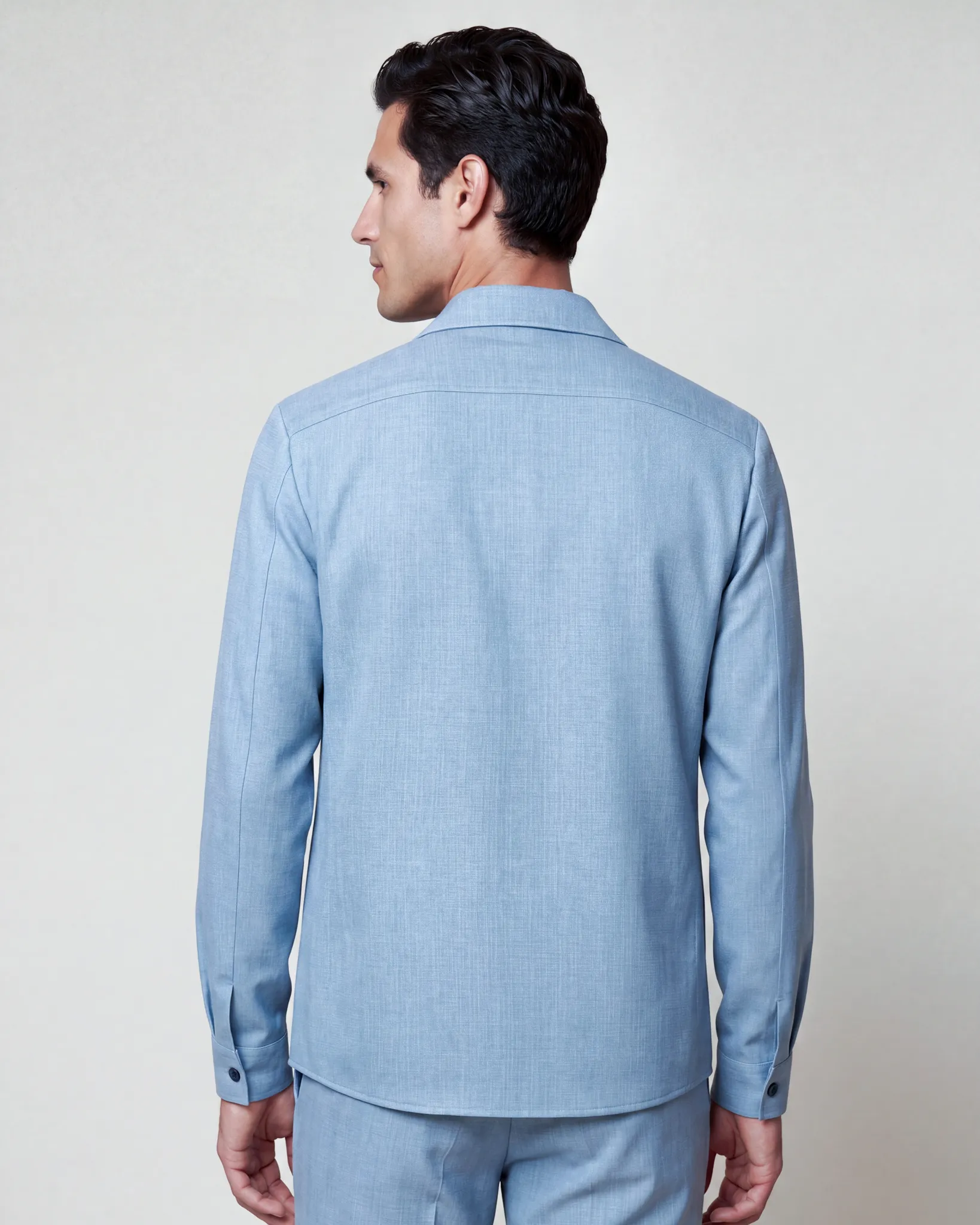 Cavallaro Perizzo Overshirt Licht blauw 108799-001-L