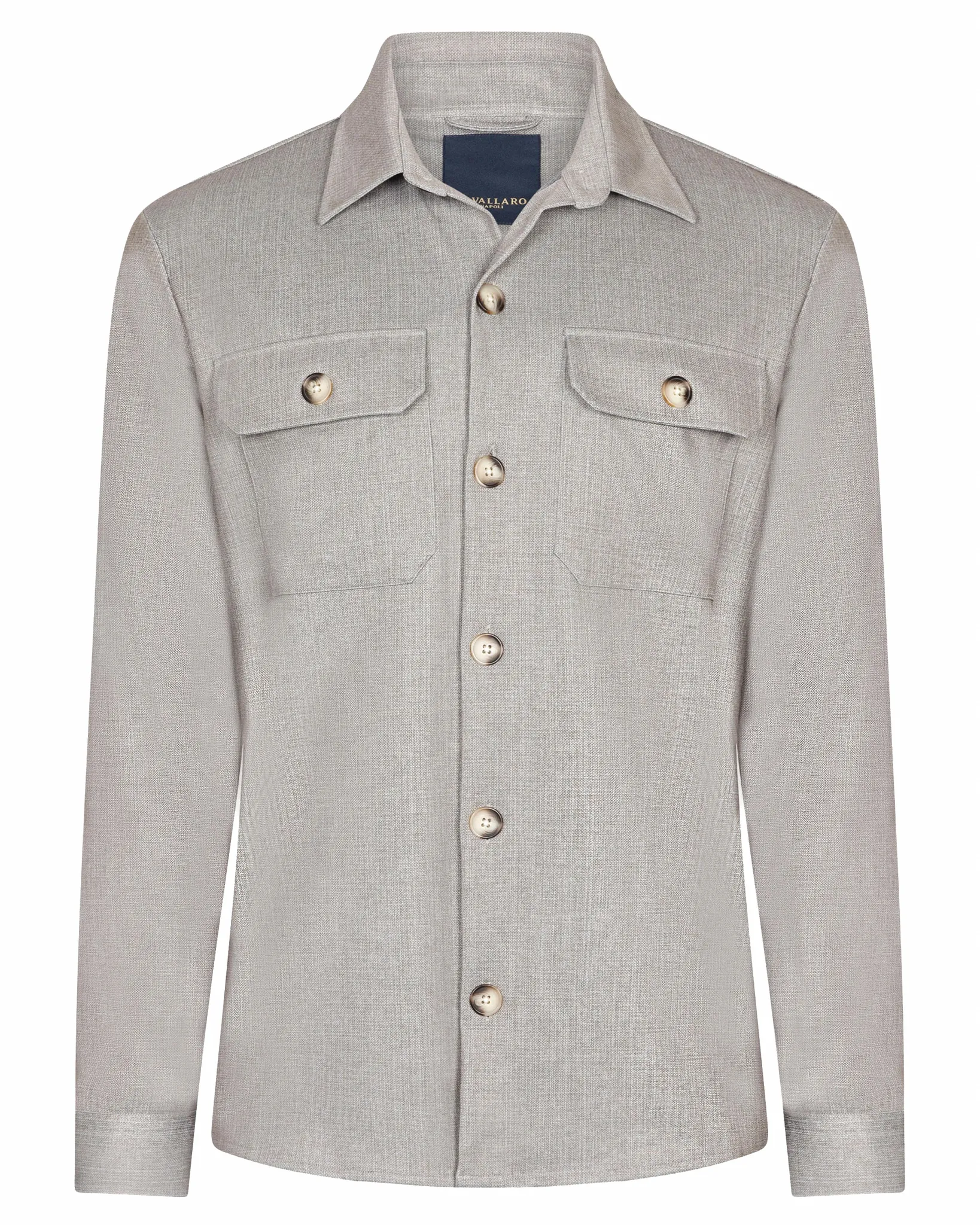 Cavallaro Perizzo Overshirt Bruin 108801-001-L