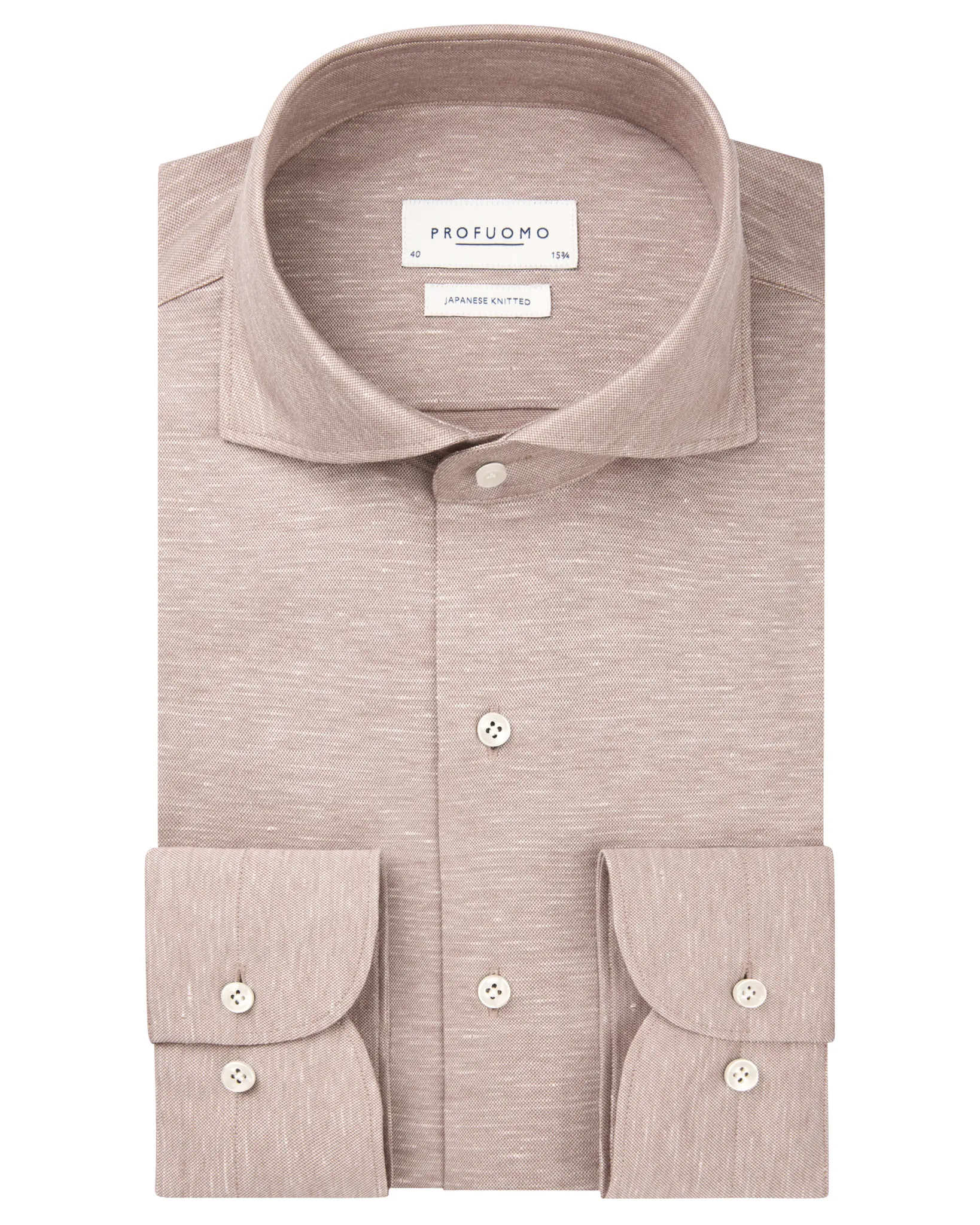 Profuomo Japanese Linnen Overhemd Roze 108875-001-38