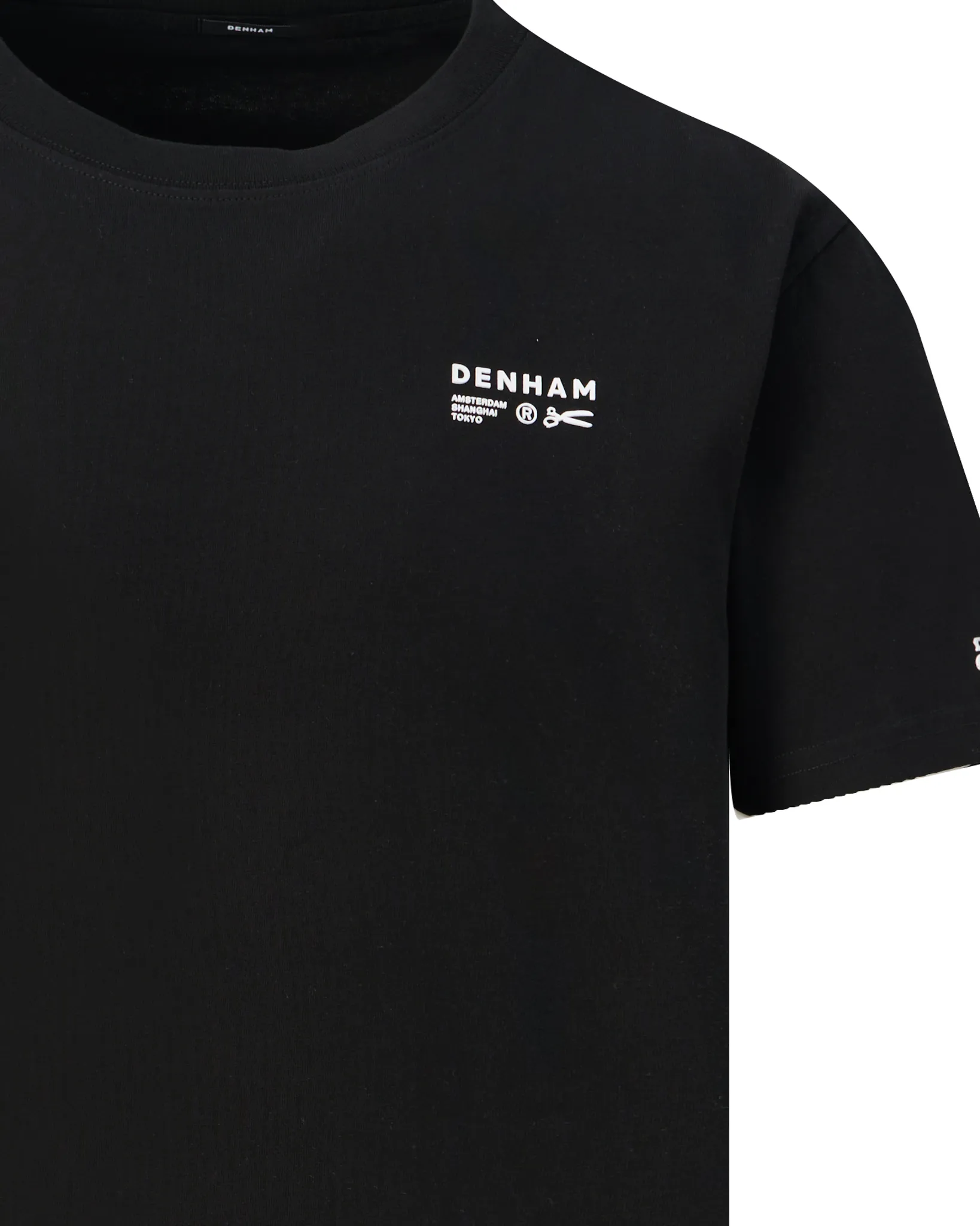 Denham T-shirt Zwart 108961-001-L