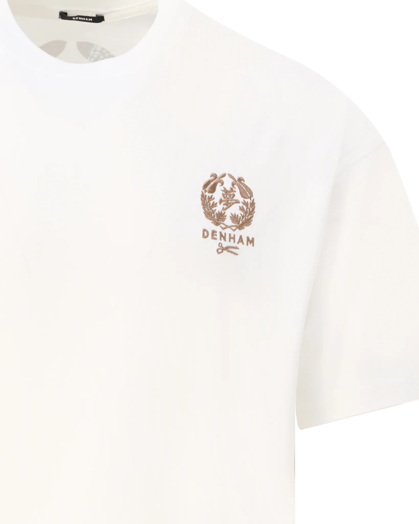 Denham T-shirt Wit 108962-001-L