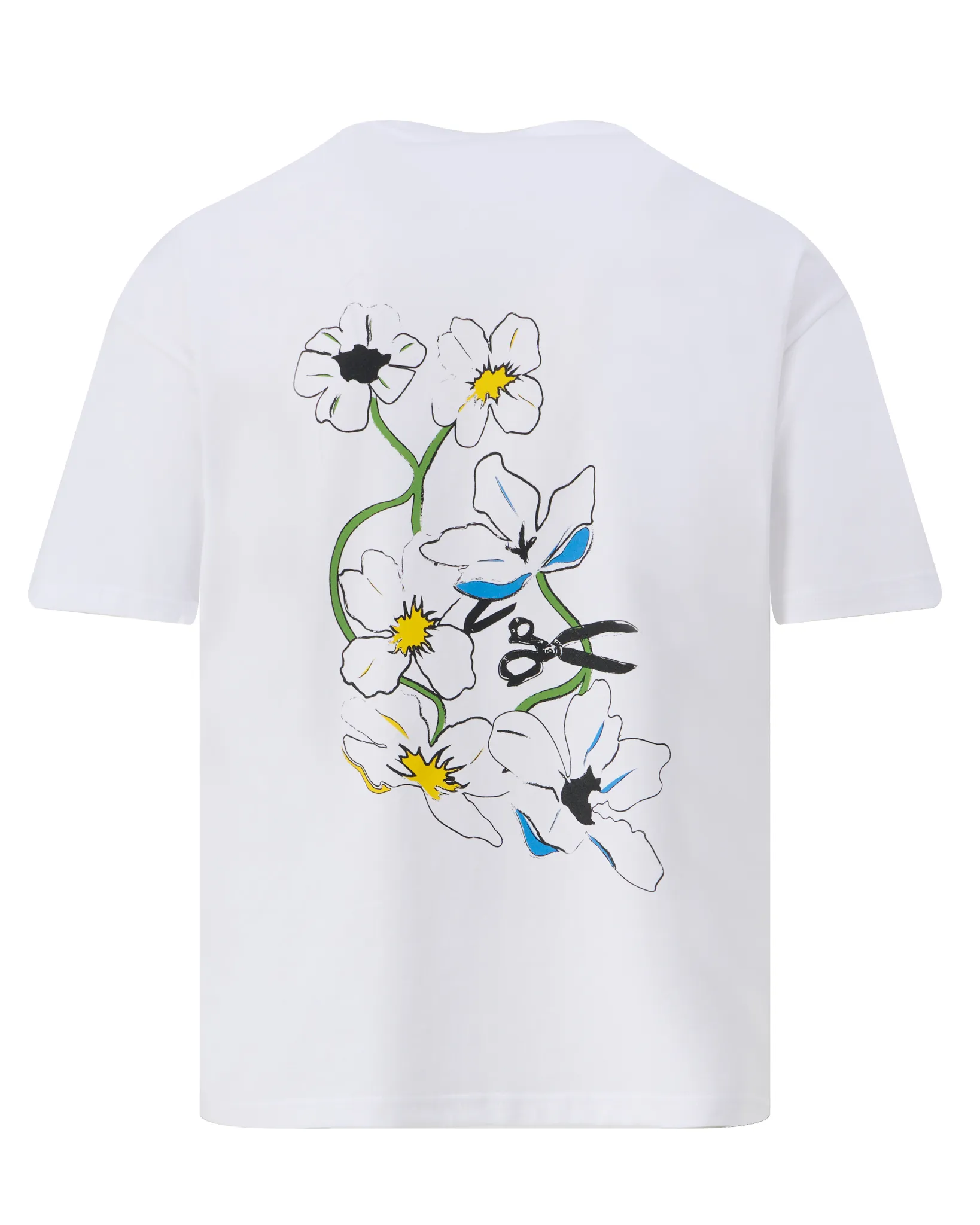 Denham T-shirt Korte mouw Wit 108965-001-L