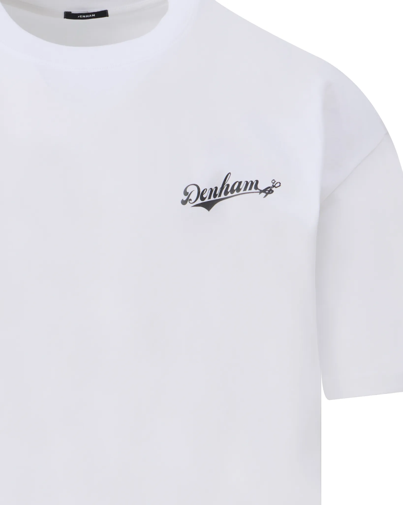 Denham T-shirt Korte mouw Wit 108965-001-L