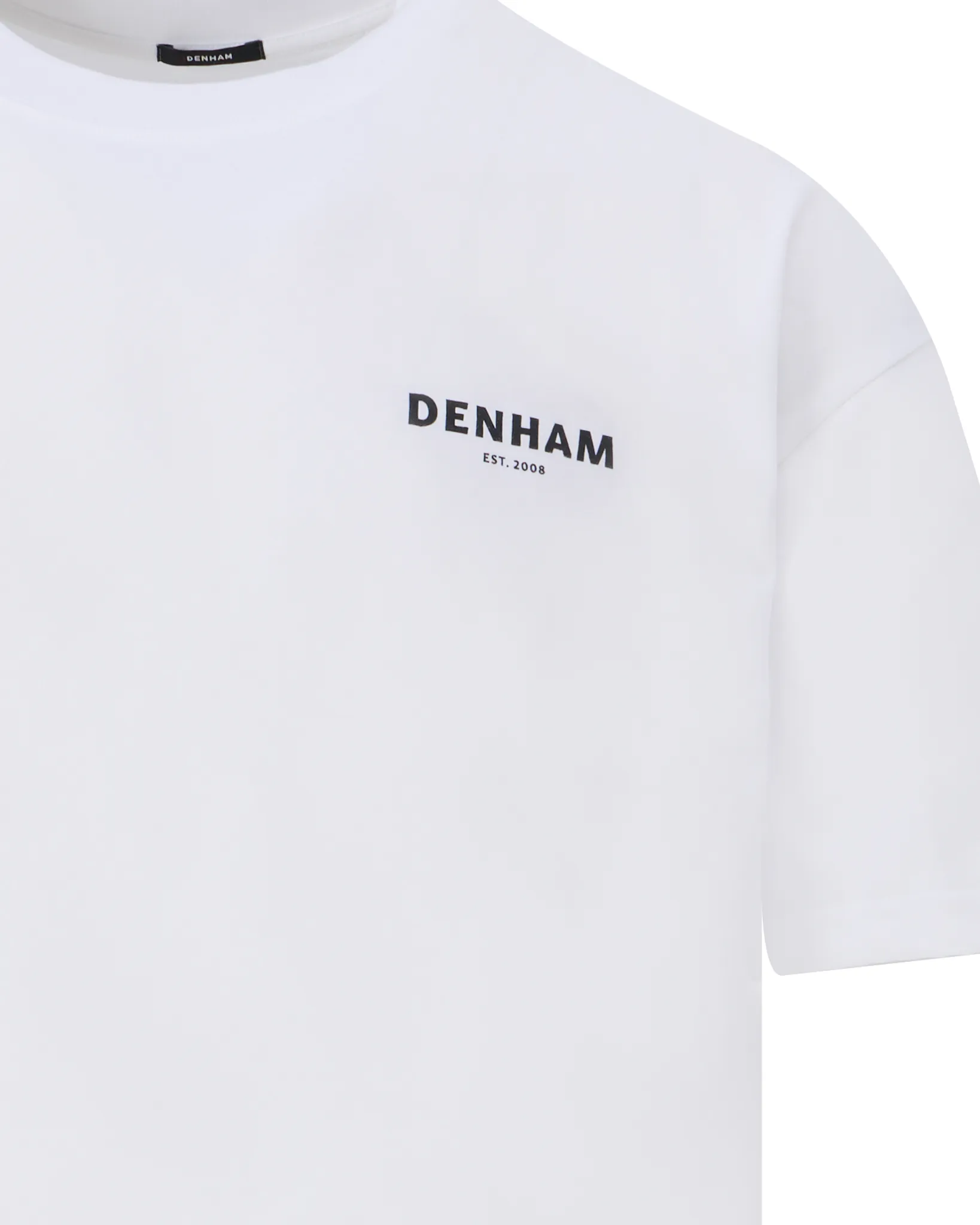 Denham T-shirt Korte mouw Wit 108966-001-L