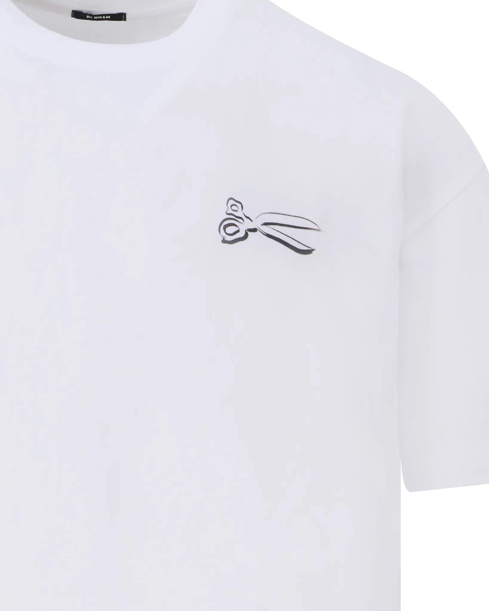 Denham T-shirt Korte mouw Wit 108967-001-L