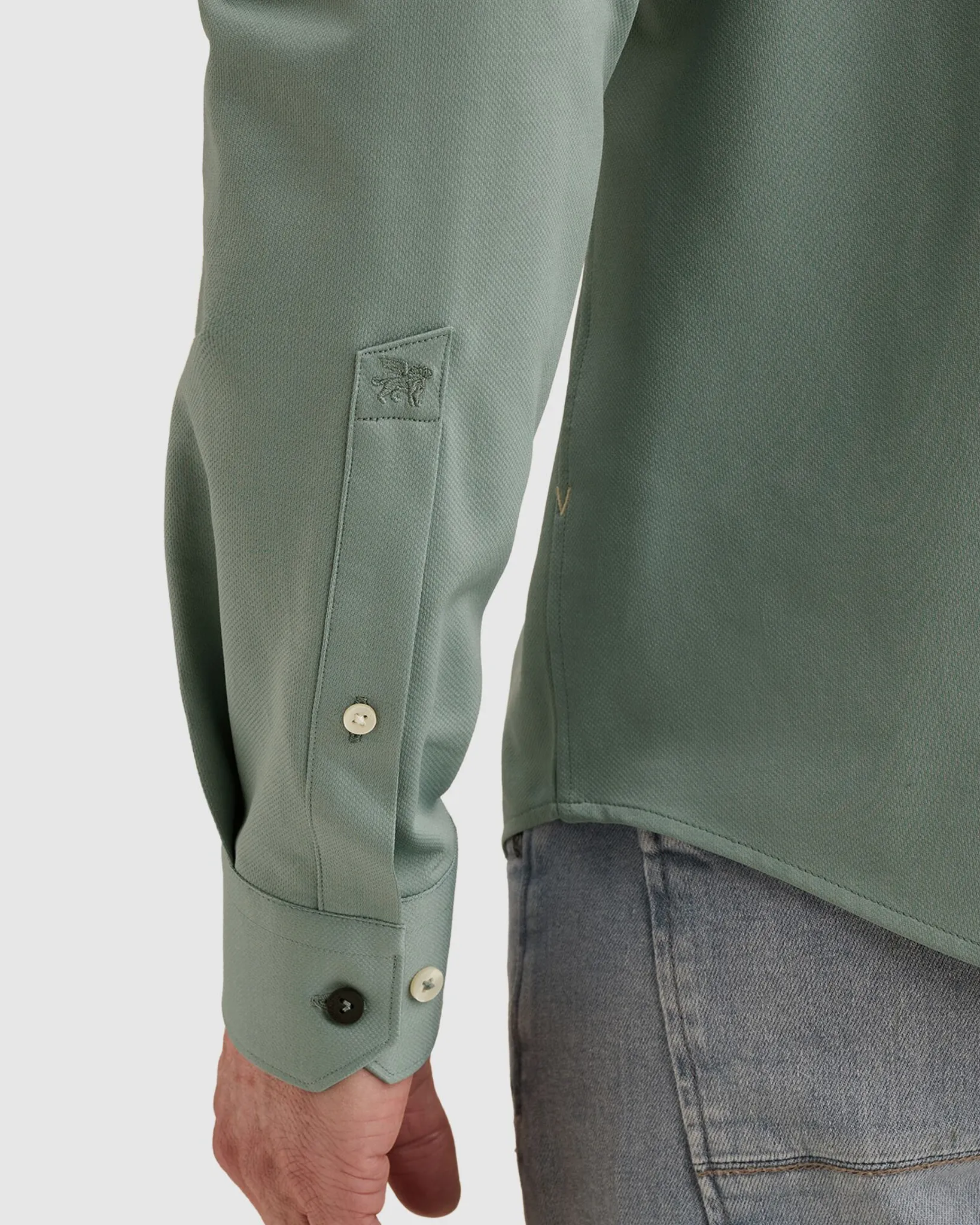 Vanguard Casual Overhemd LM Wit 108986-001-L