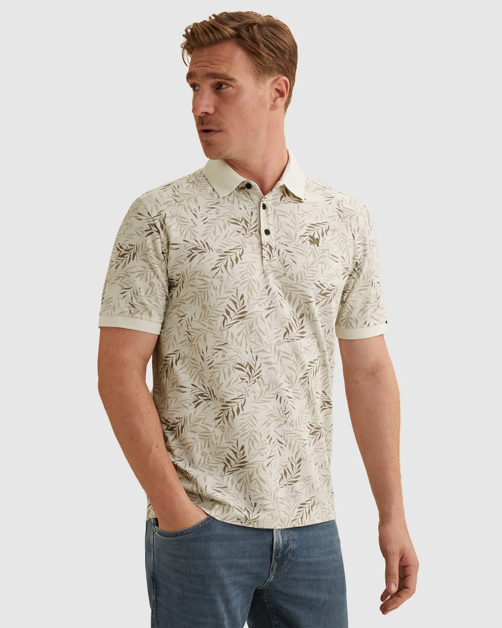 Vanguard Polo Ecru 108999-001-L