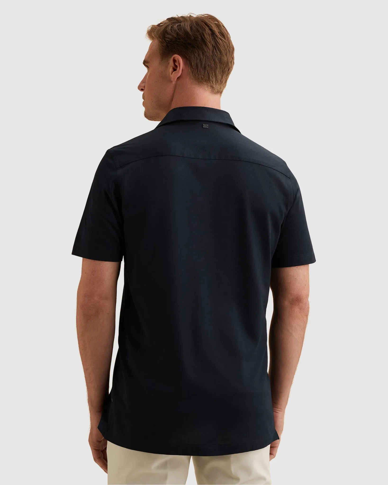 Vanguard Casual Overhemd KM Blauw 109018-001-L