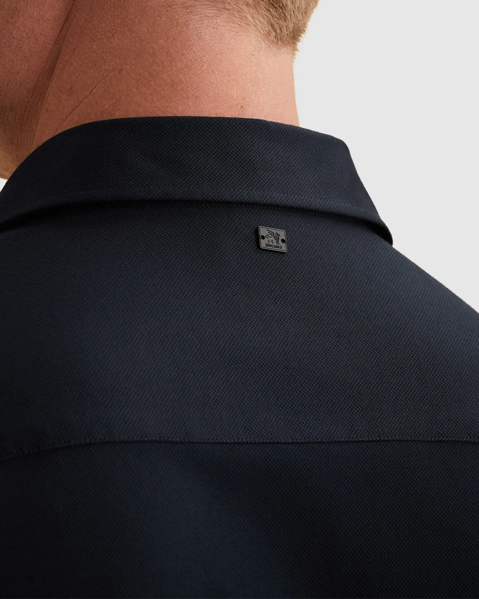 Vanguard Casual Overhemd KM Blauw 109018-001-L