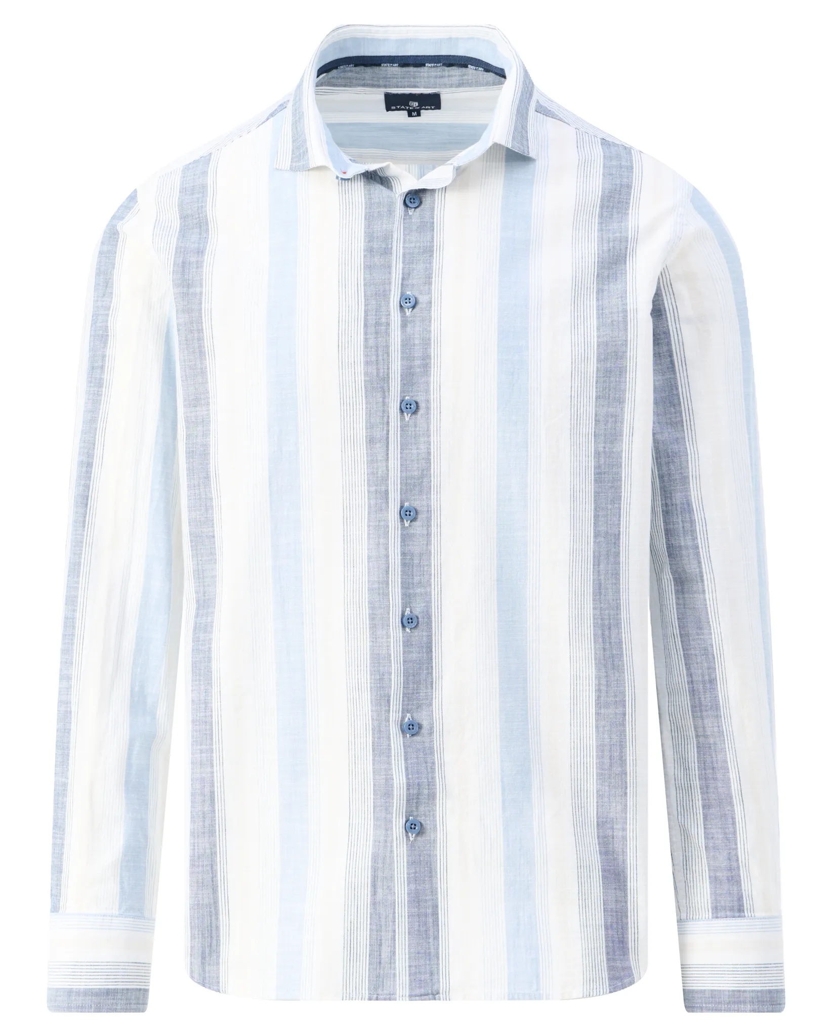 State of Art Casual Overhemd LM Blauw 109066-001-L