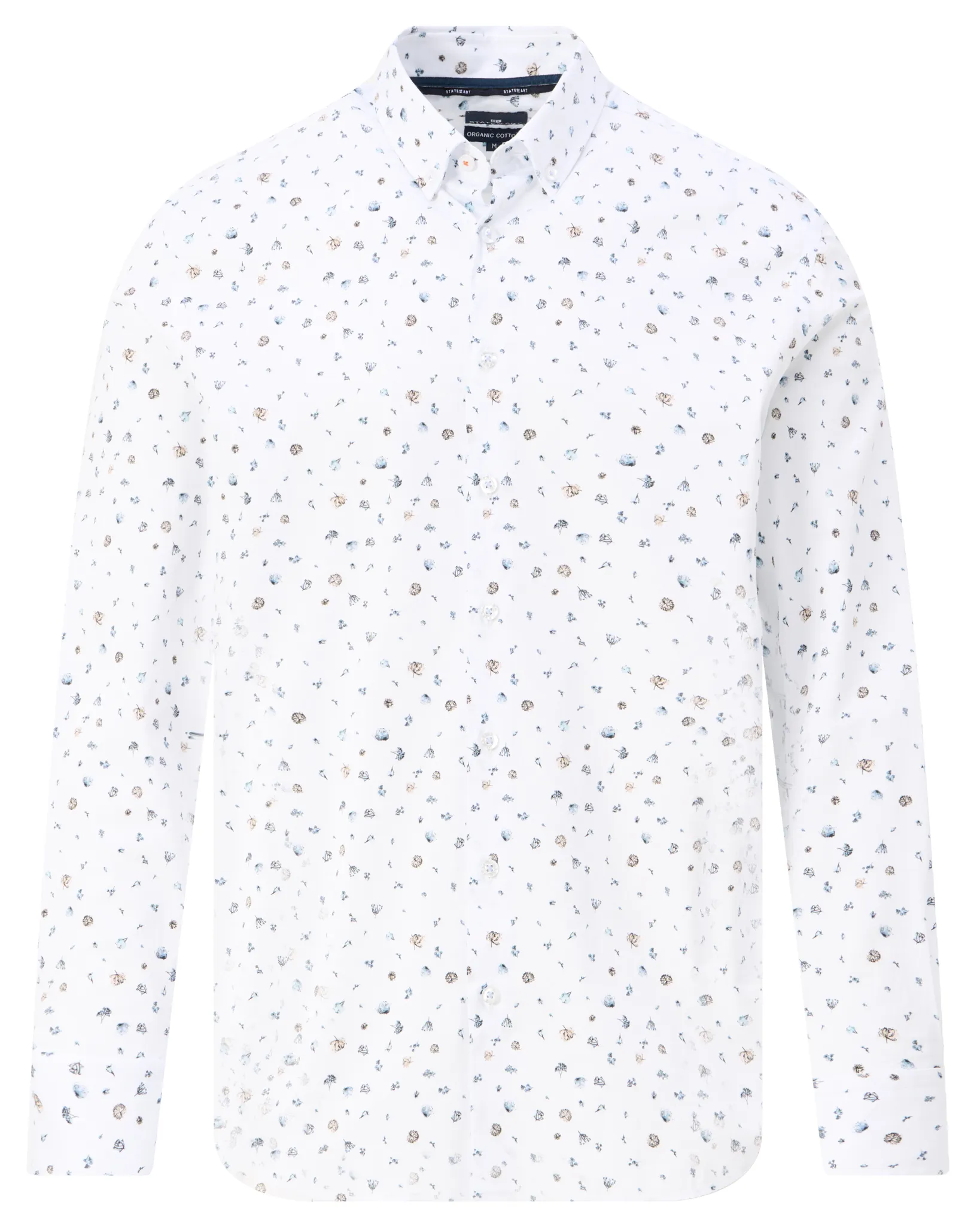 State of Art Casual Overhemd LM Licht blauw 109068-001-L