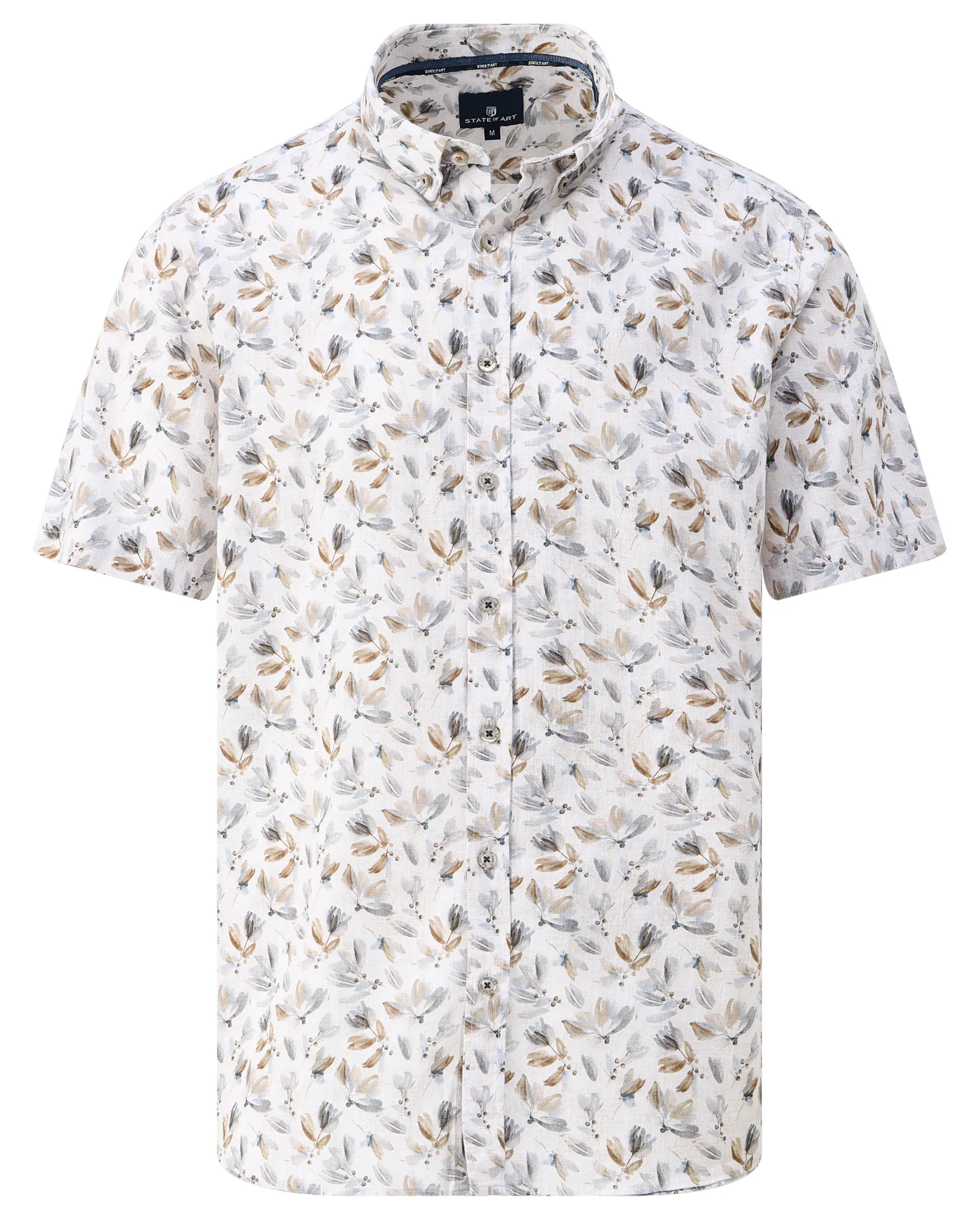 State of Art Casual Overhemd KM Blauw 109071-001-L