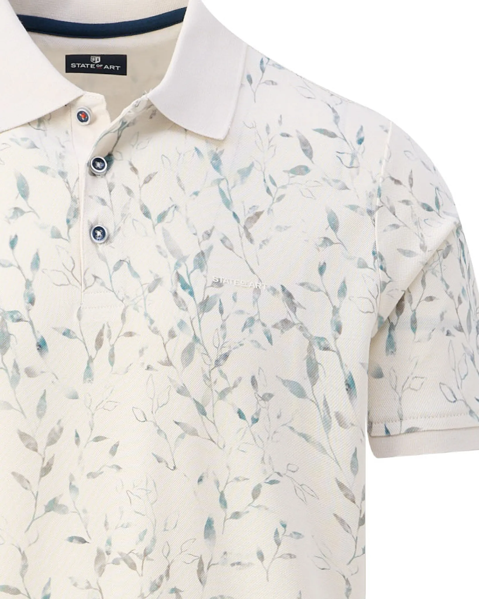 State of Art Polo Korte mouw Beige 109076-001-4XL